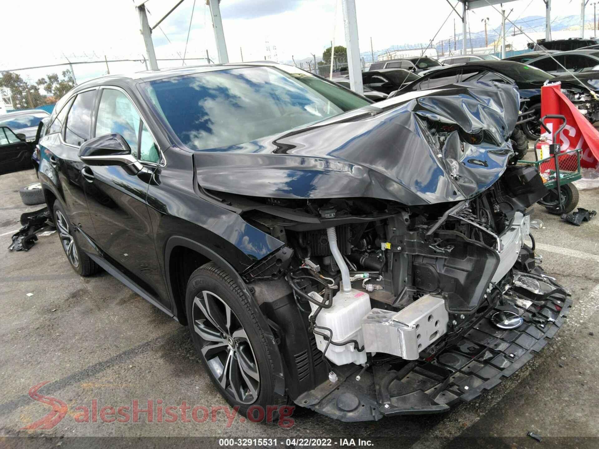 2021 LEXUS RX — VIN JTJHZKFAXM2032580