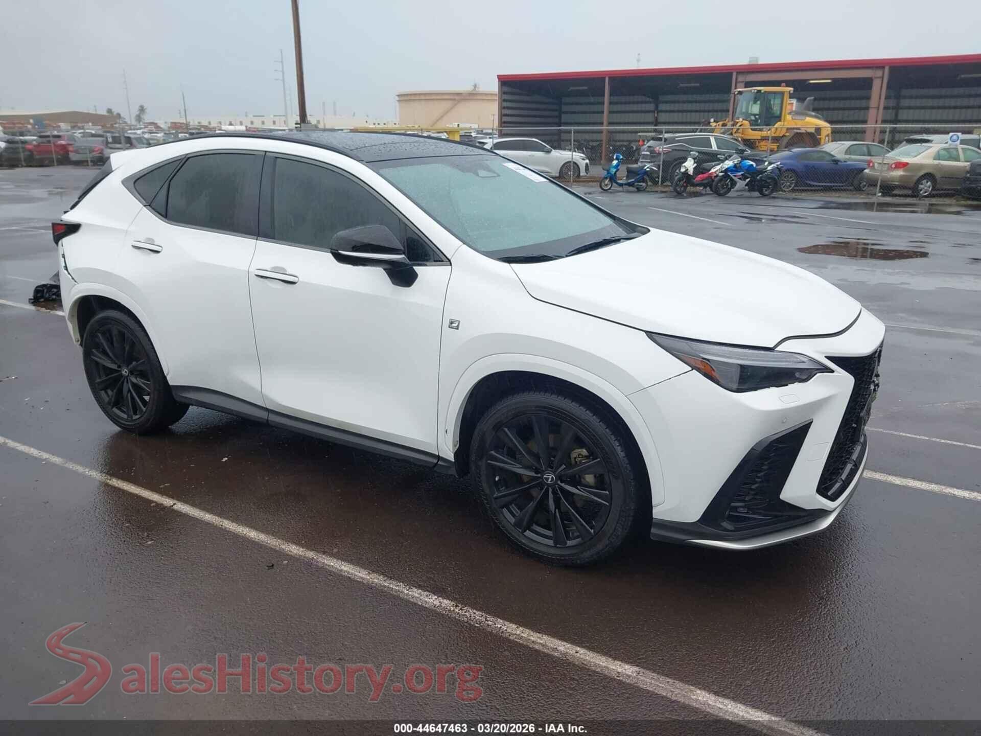 2023 LEXUS NX 350 — VIN JTJKGCEZ8P5005020