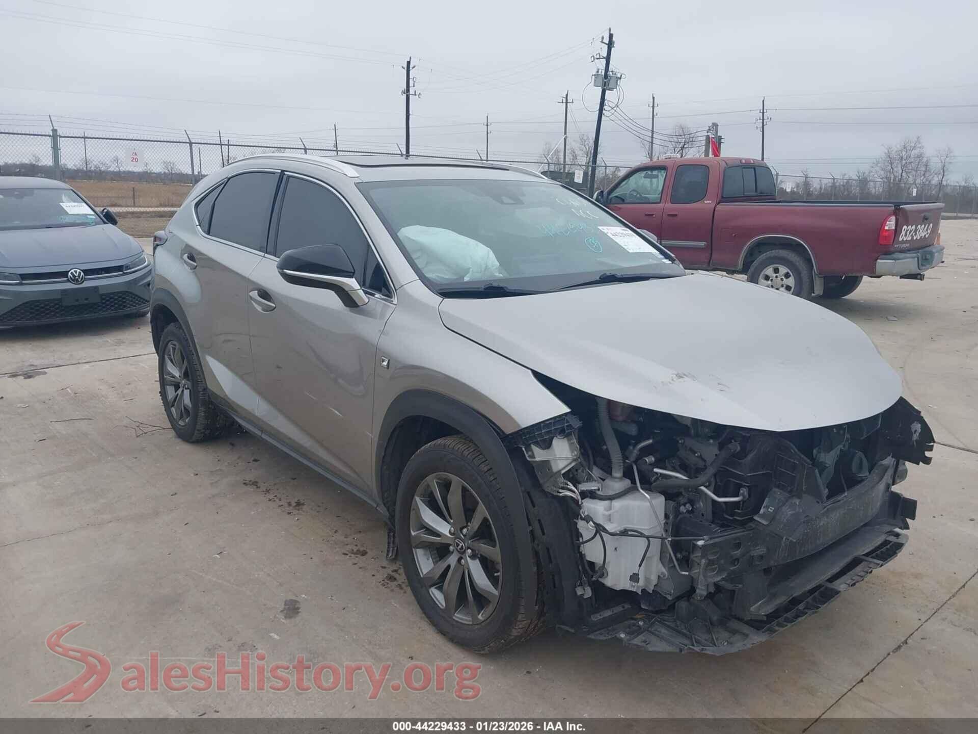 2020 LEXUS NX 300 — VIN JTJSARBZ4L2171698
