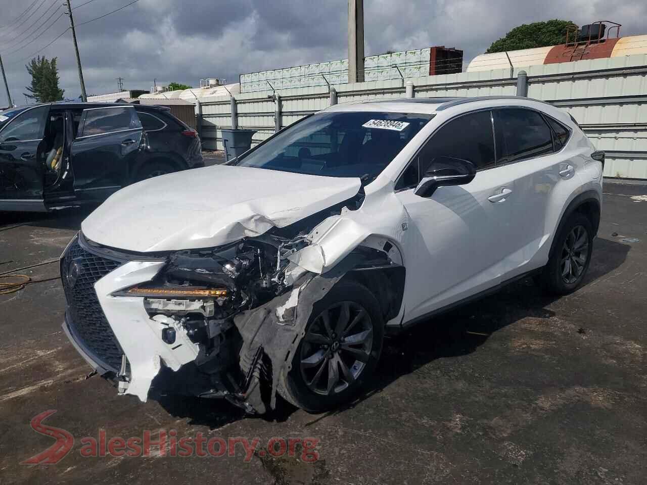 2021 LEXUS NX — VIN JTJSARBZ9M2193374