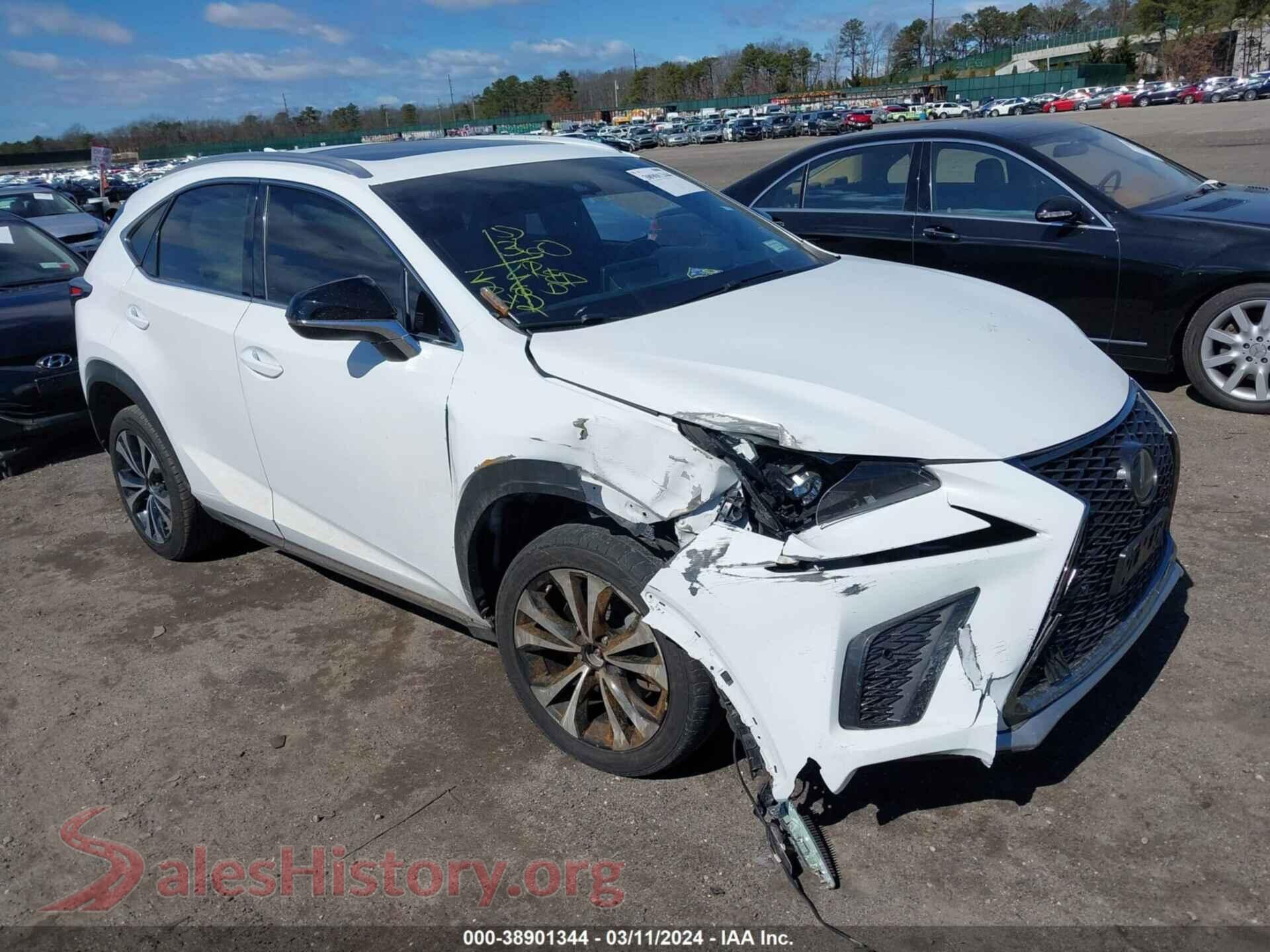 2020 LEXUS NX 300 — VIN JTJSARDZ4L5002180