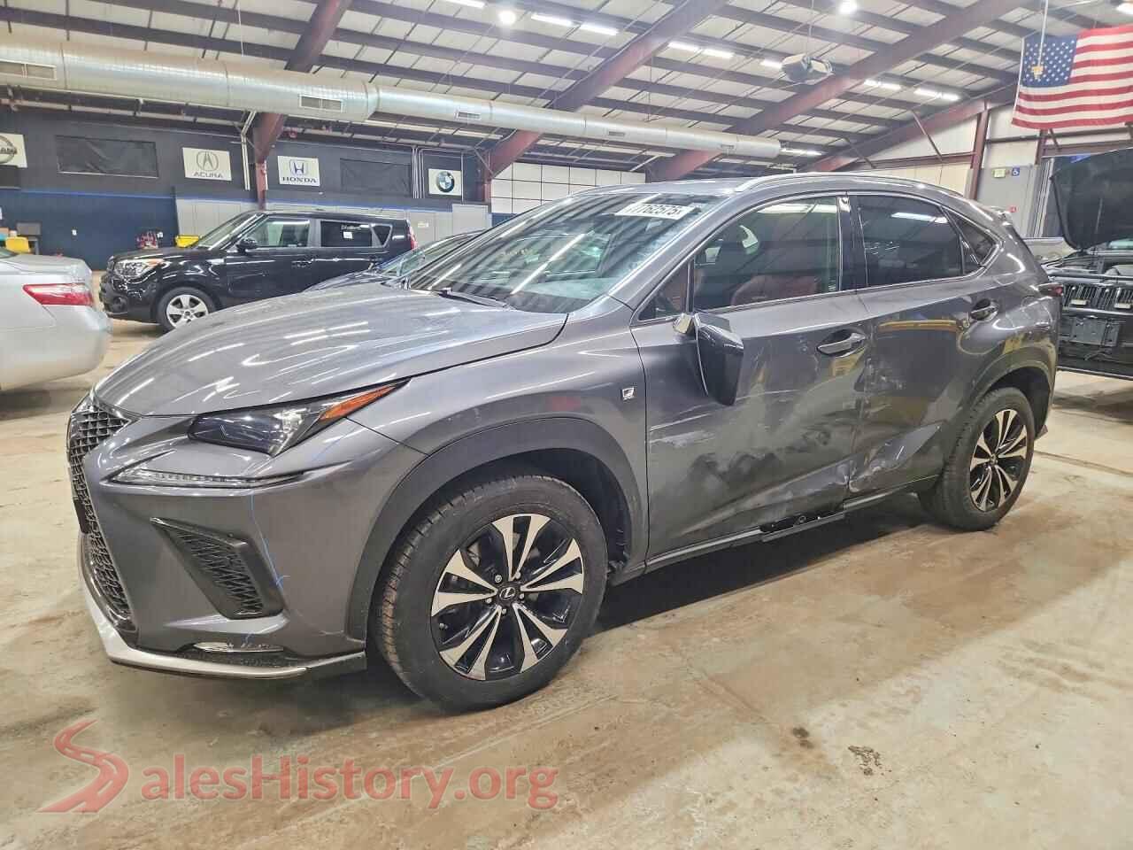 2021 LEXUS NX — VIN JTJSARDZ7M2255089