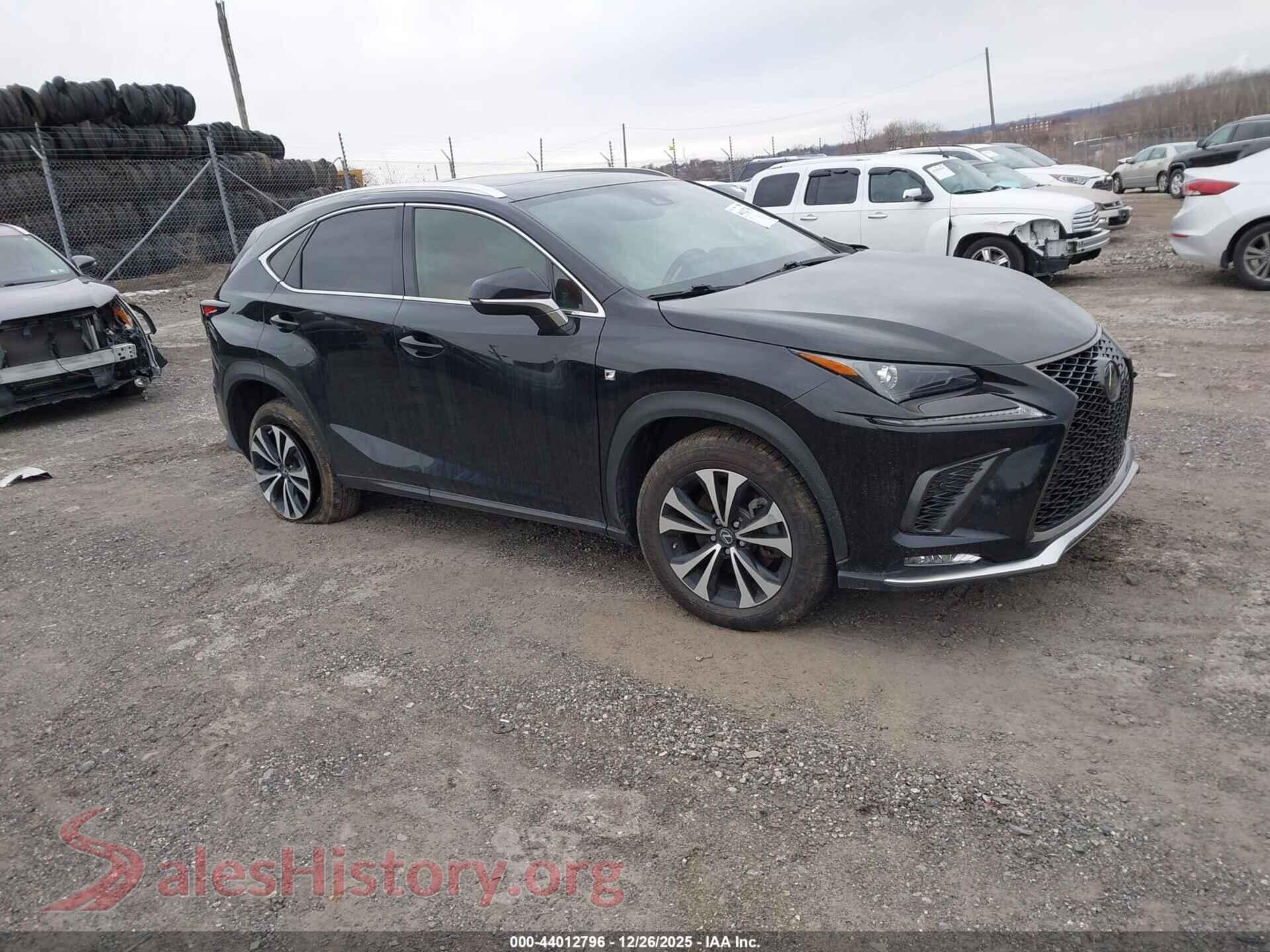 2021 LEXUS NX 300 — VIN JTJSARDZ9M2263372