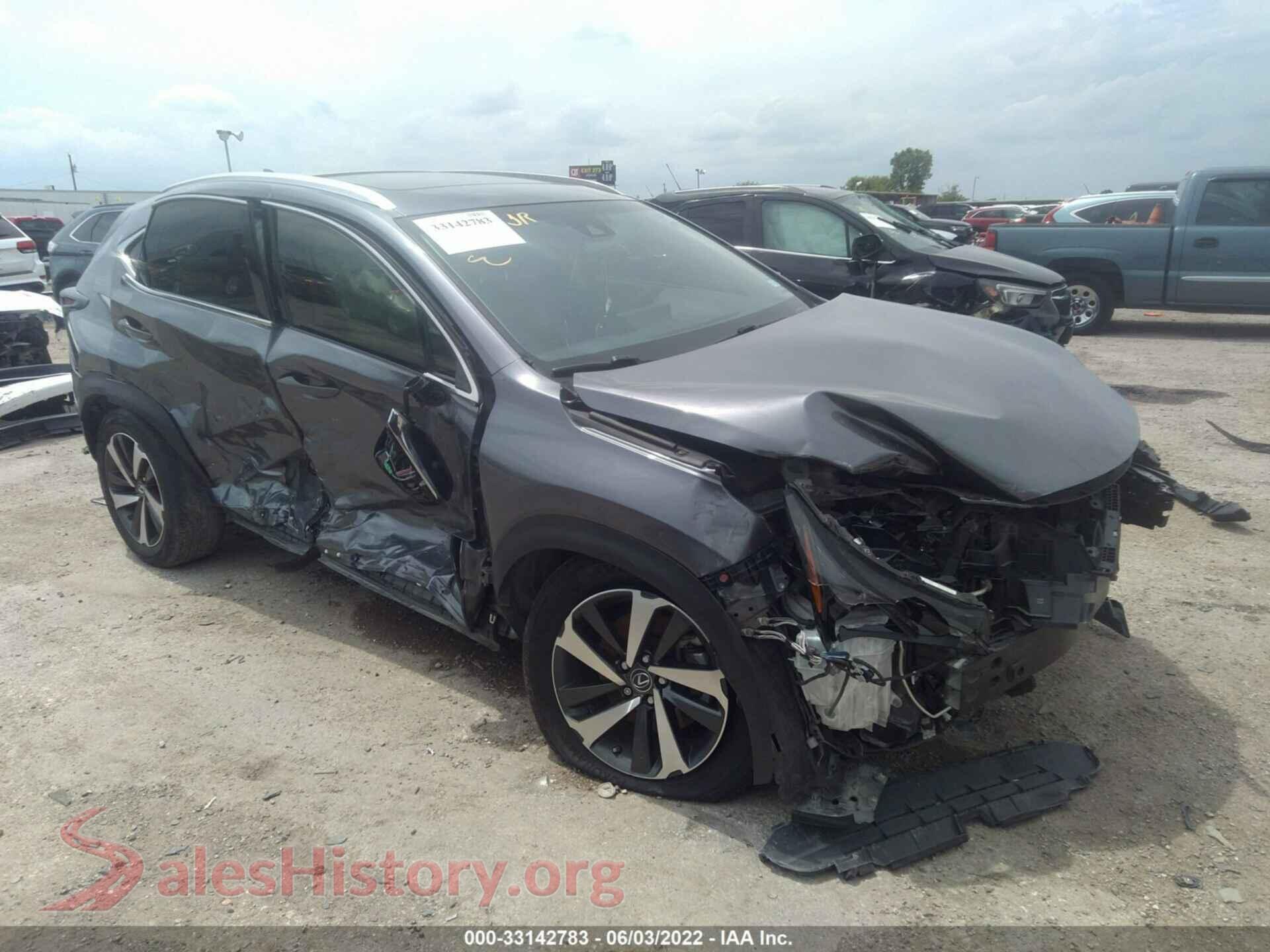 2019 LEXUS NX — VIN JTJYARBZ0K2129456