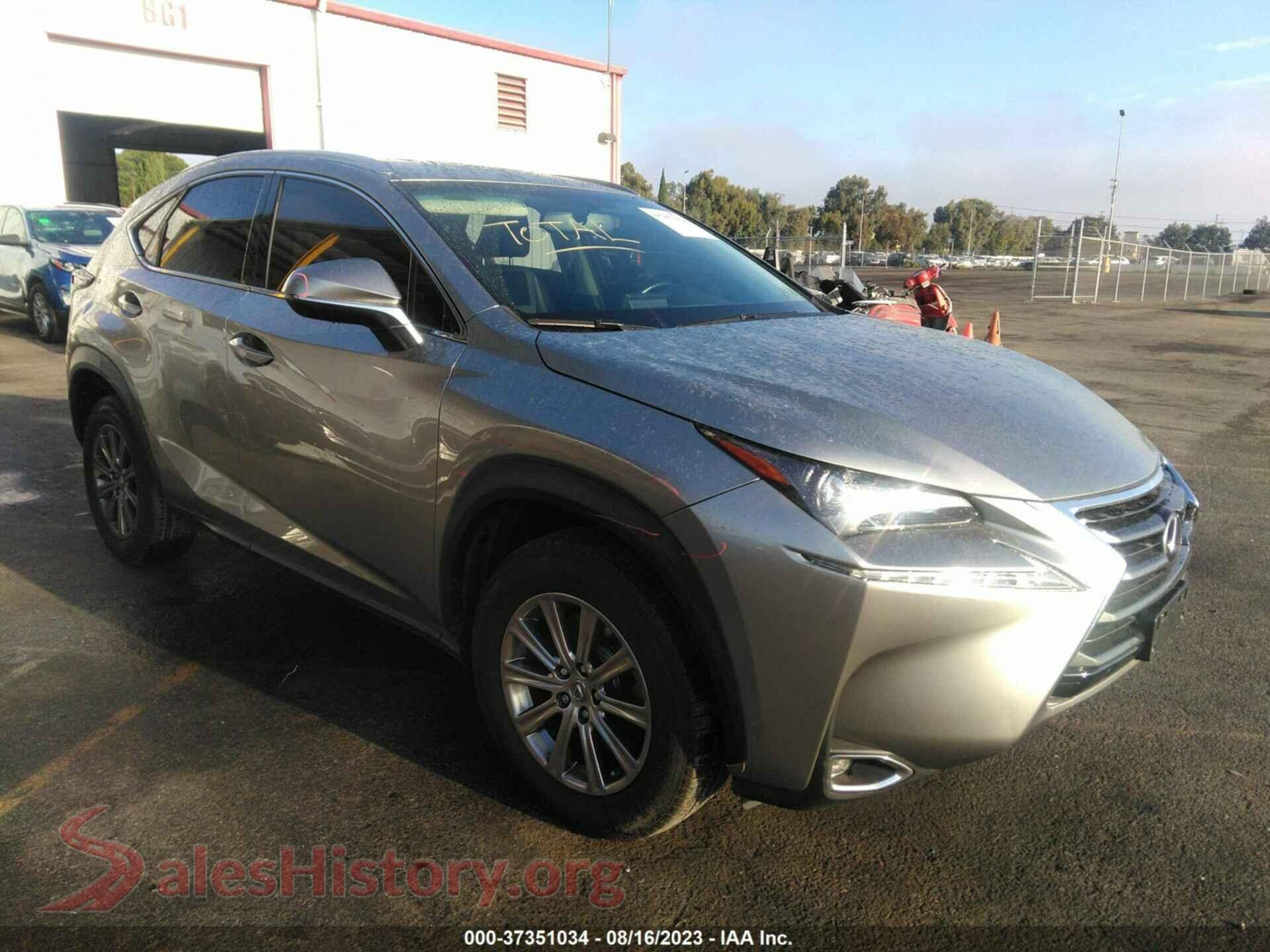 2017 LEXUS NX — VIN JTJYARBZ1H2071799