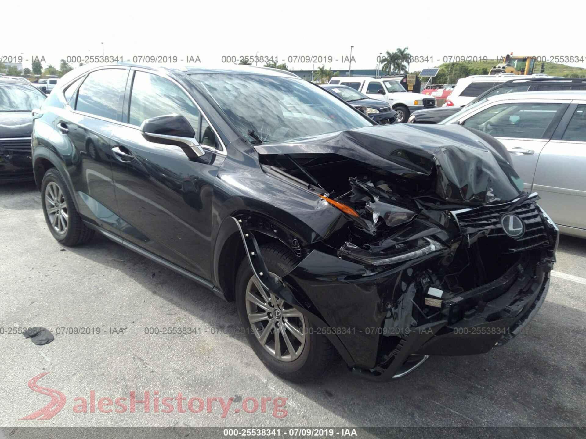 2018 LEXUS NX — VIN JTJYARBZ2J2102127