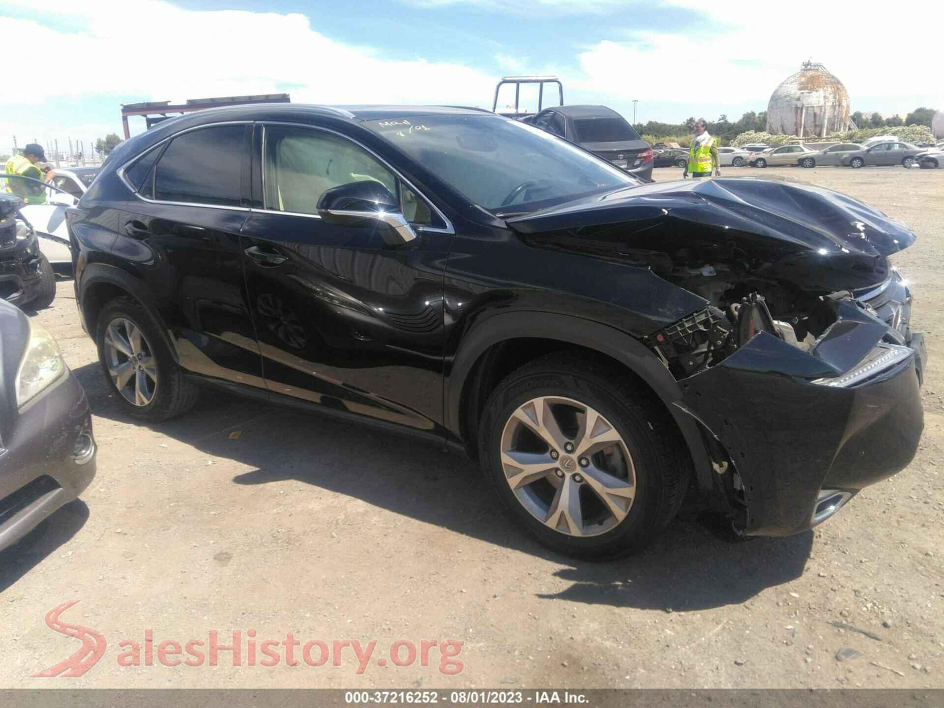 2017 LEXUS NX — VIN JTJYARBZ4H2063969