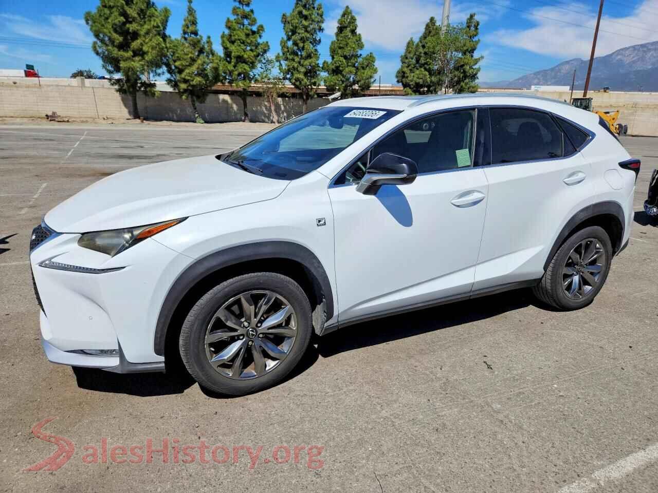 2016 LEXUS NX — VIN JTJYARBZ8G2029127