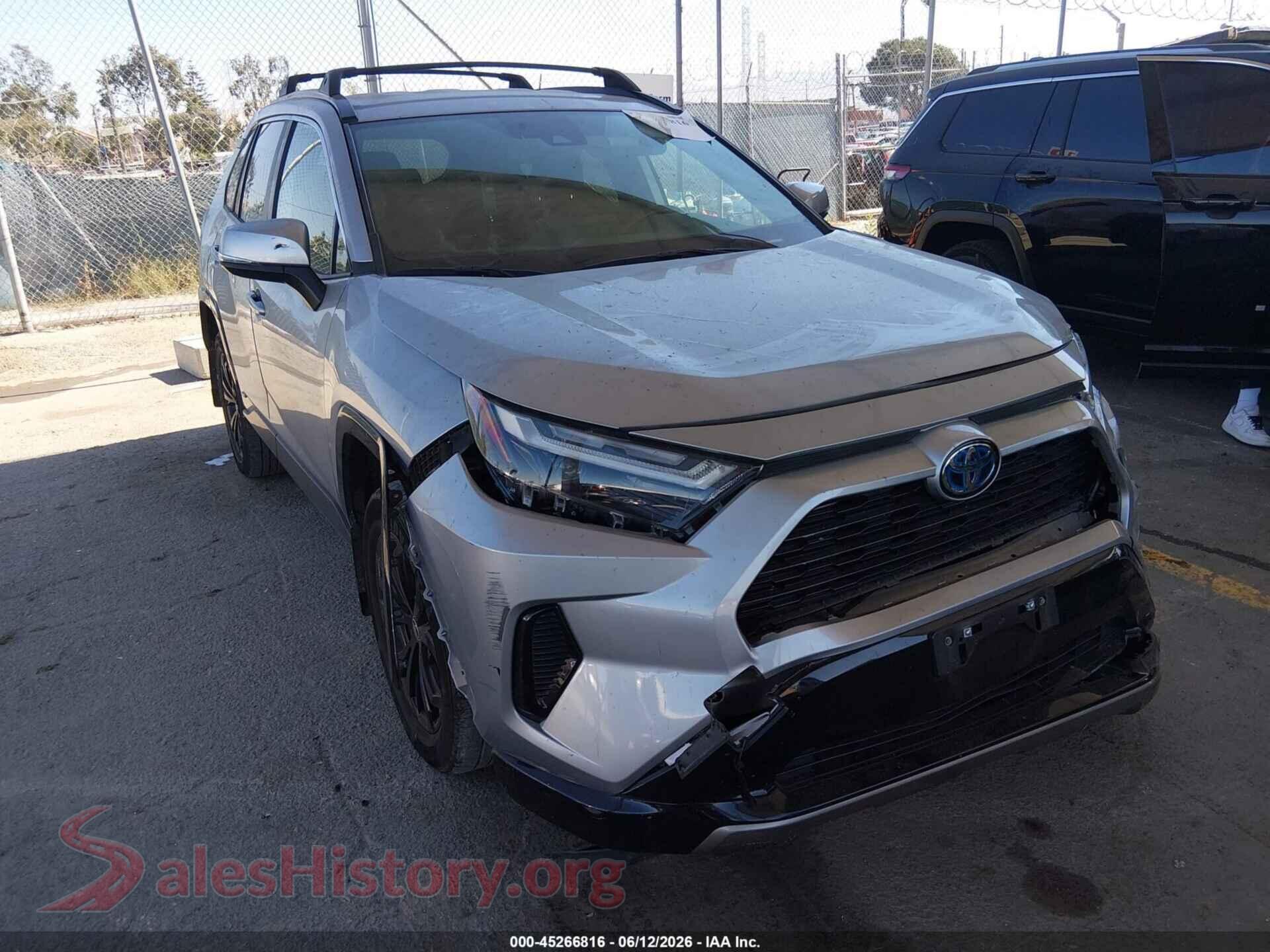 2022 TOYOTA RAV4 HYBRID — VIN JTM16RFV3ND059585