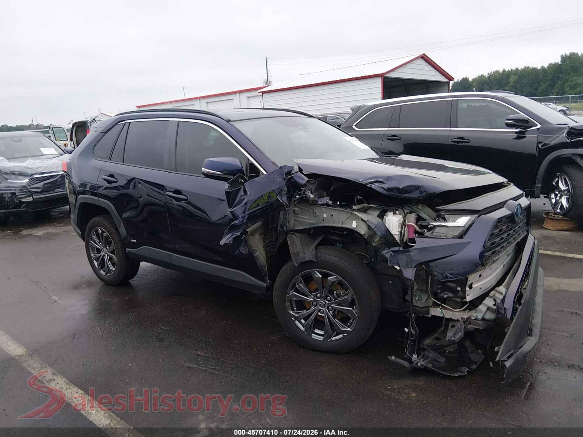 2022 TOYOTA RAV4 HYBRID — VIN JTMB6RFV7ND061845