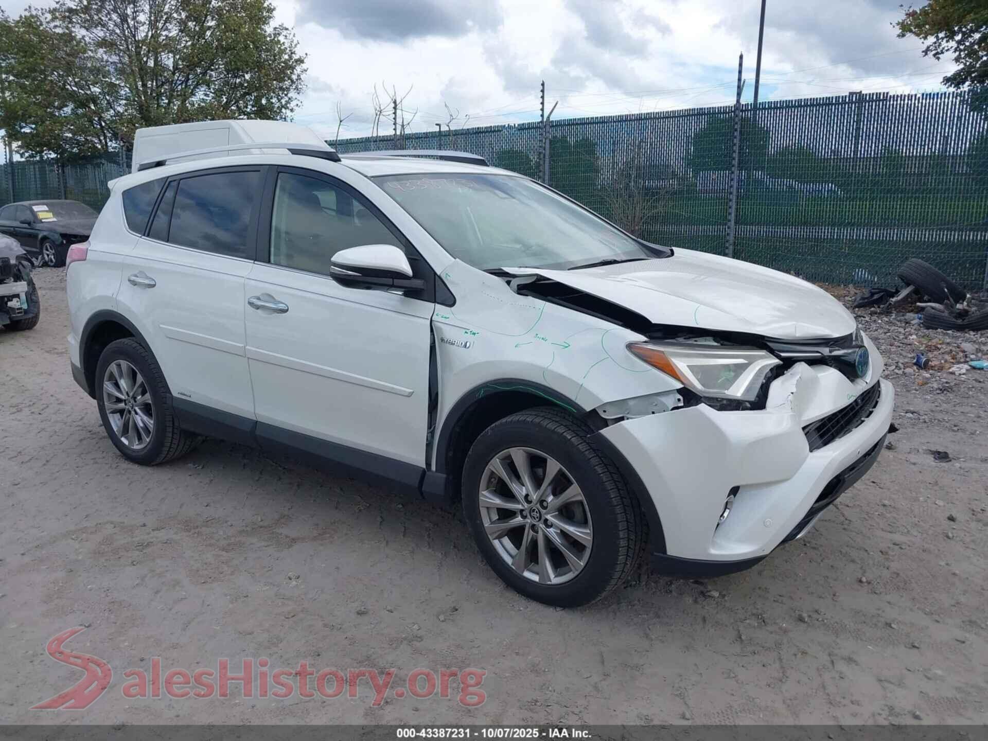 2016 TOYOTA RAV4 HYBRID — VIN JTMDJREV5GD006385