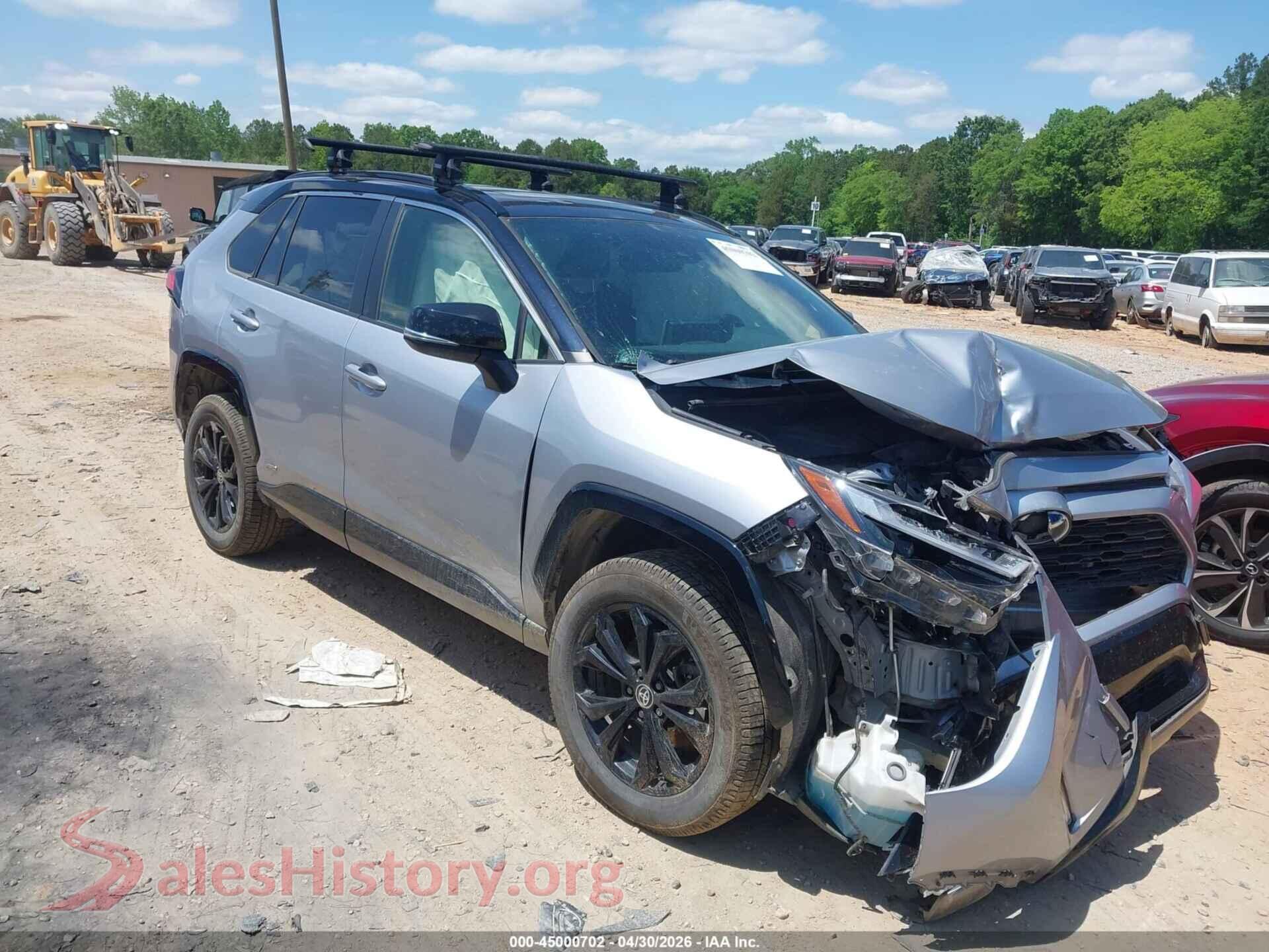 2022 TOYOTA RAV4 HYBRID — VIN JTME6RFV0ND525734
