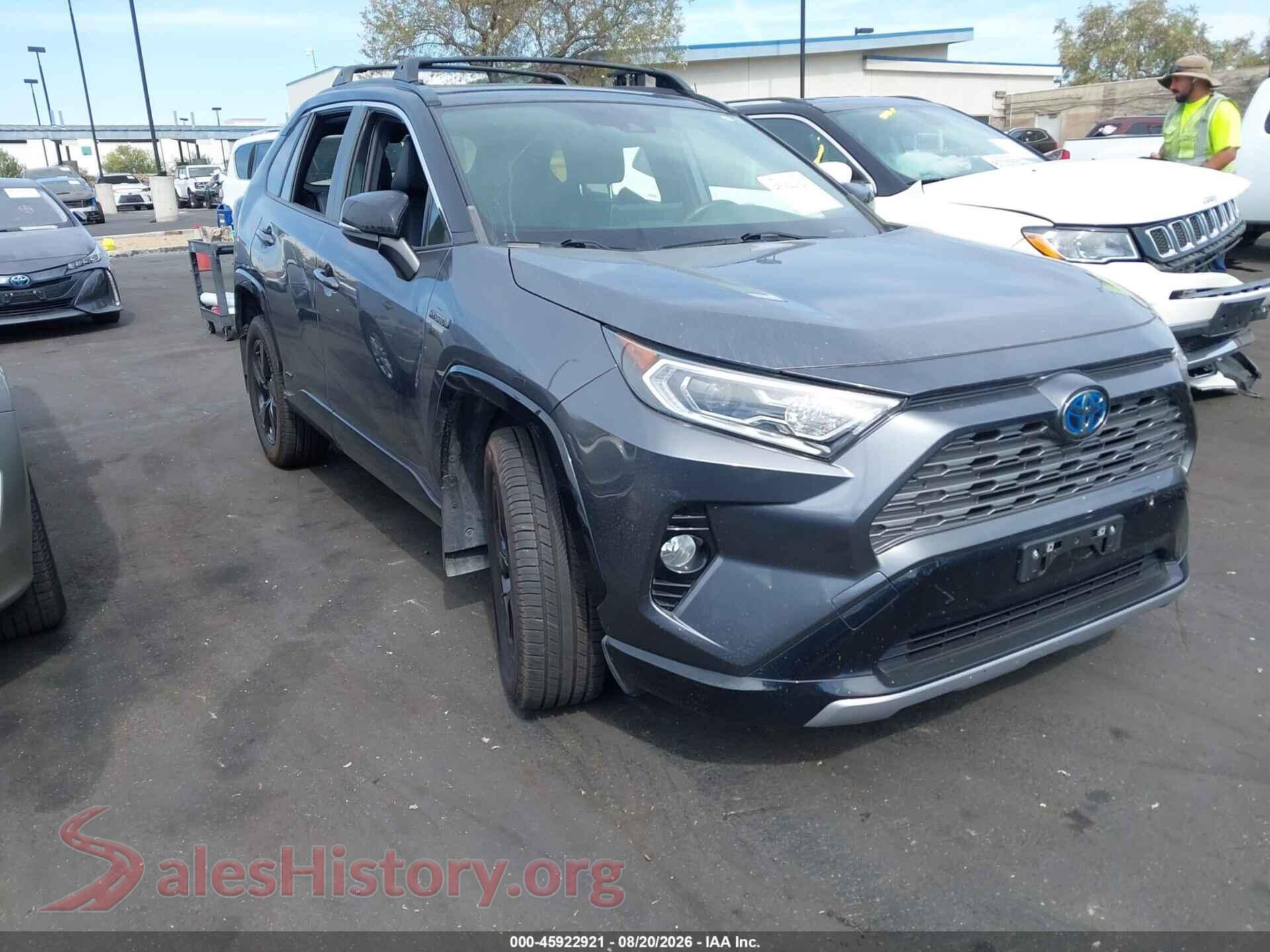 2020 TOYOTA RAV4 HYBRID — VIN JTME6RFVXLD503074