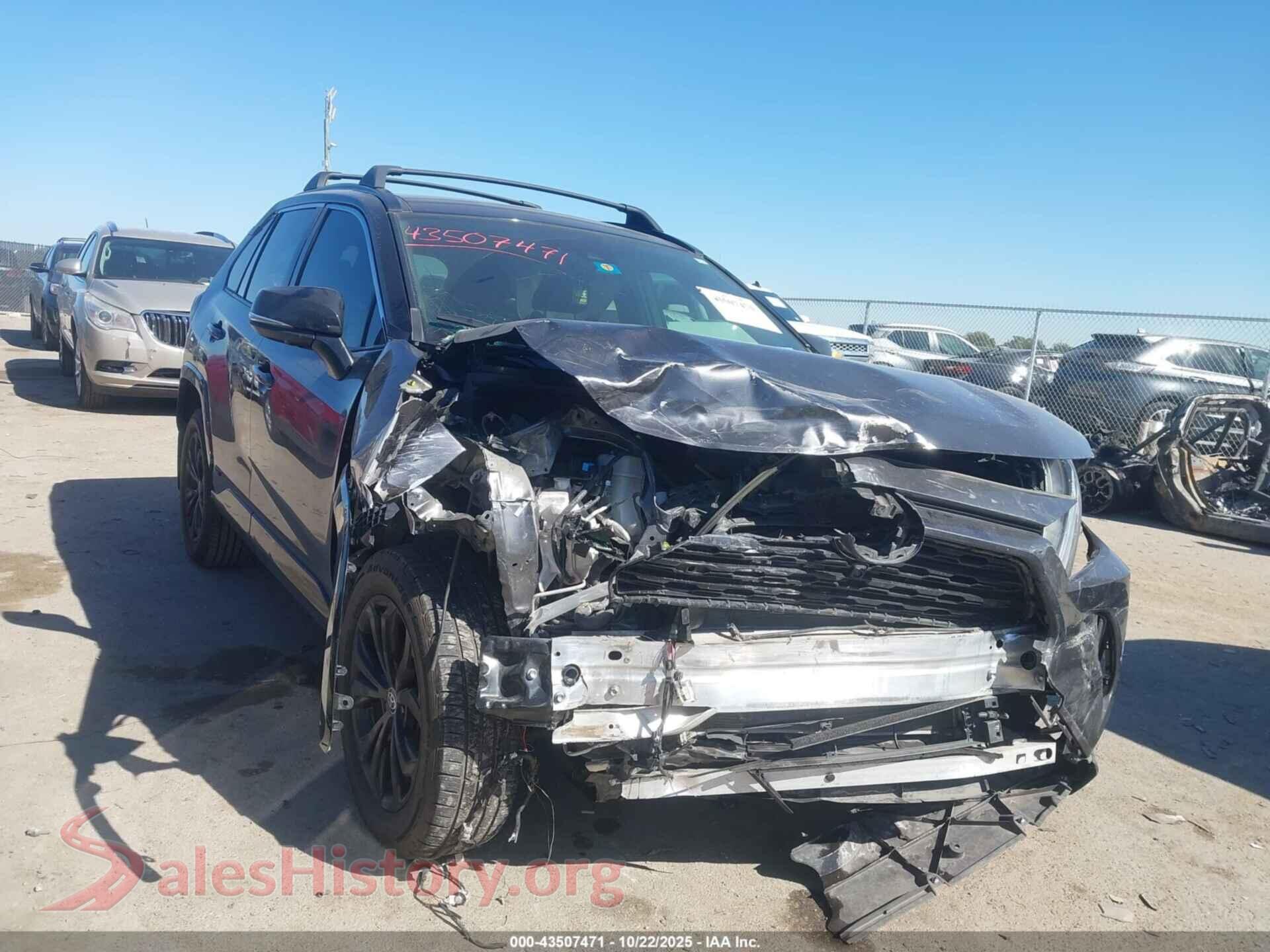 2022 TOYOTA RAV4 HYBRID — VIN JTME6RFVXNJ020625