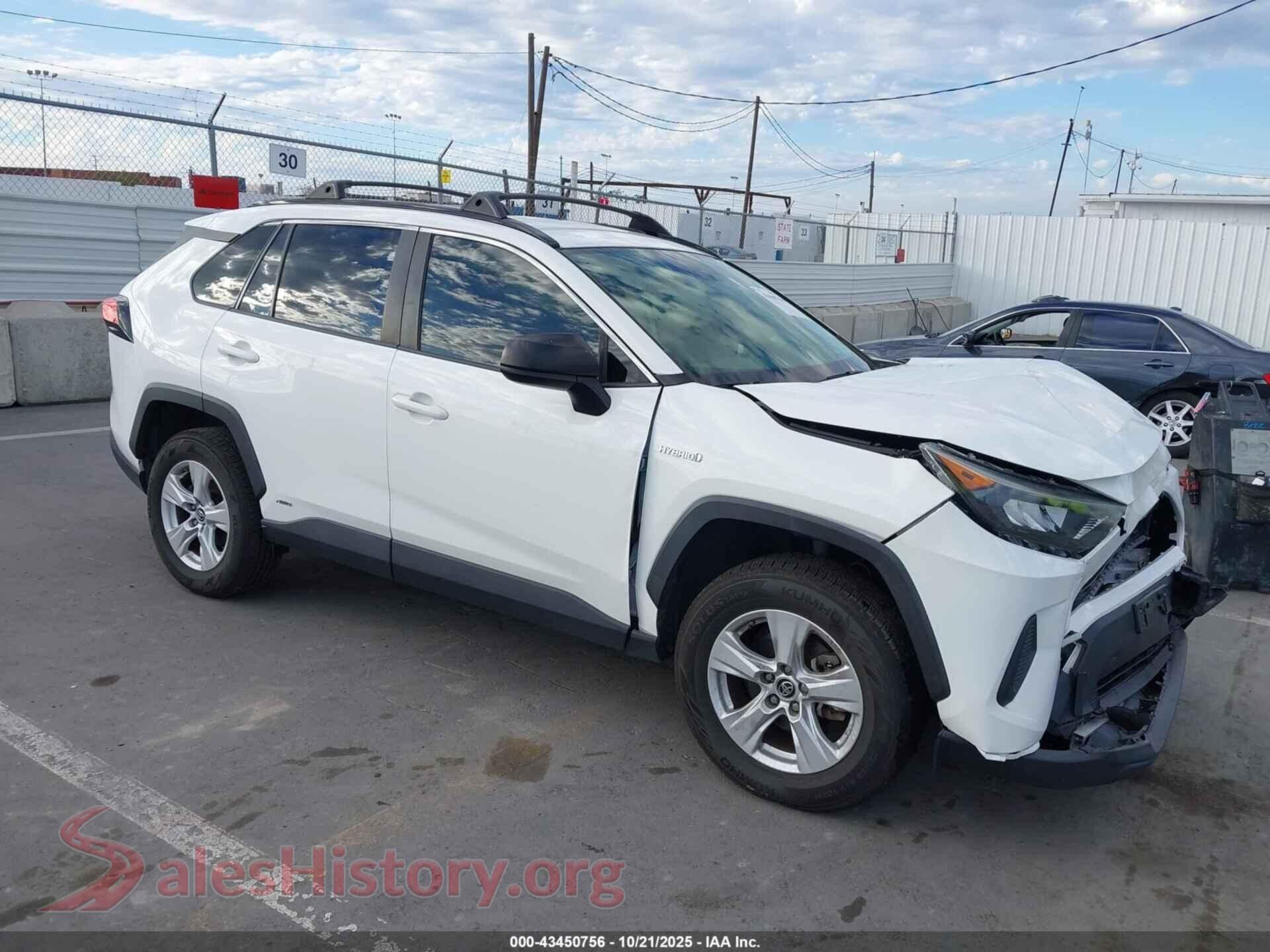 2019 TOYOTA RAV4 HYBRID — VIN JTMLWRFV1KD007053