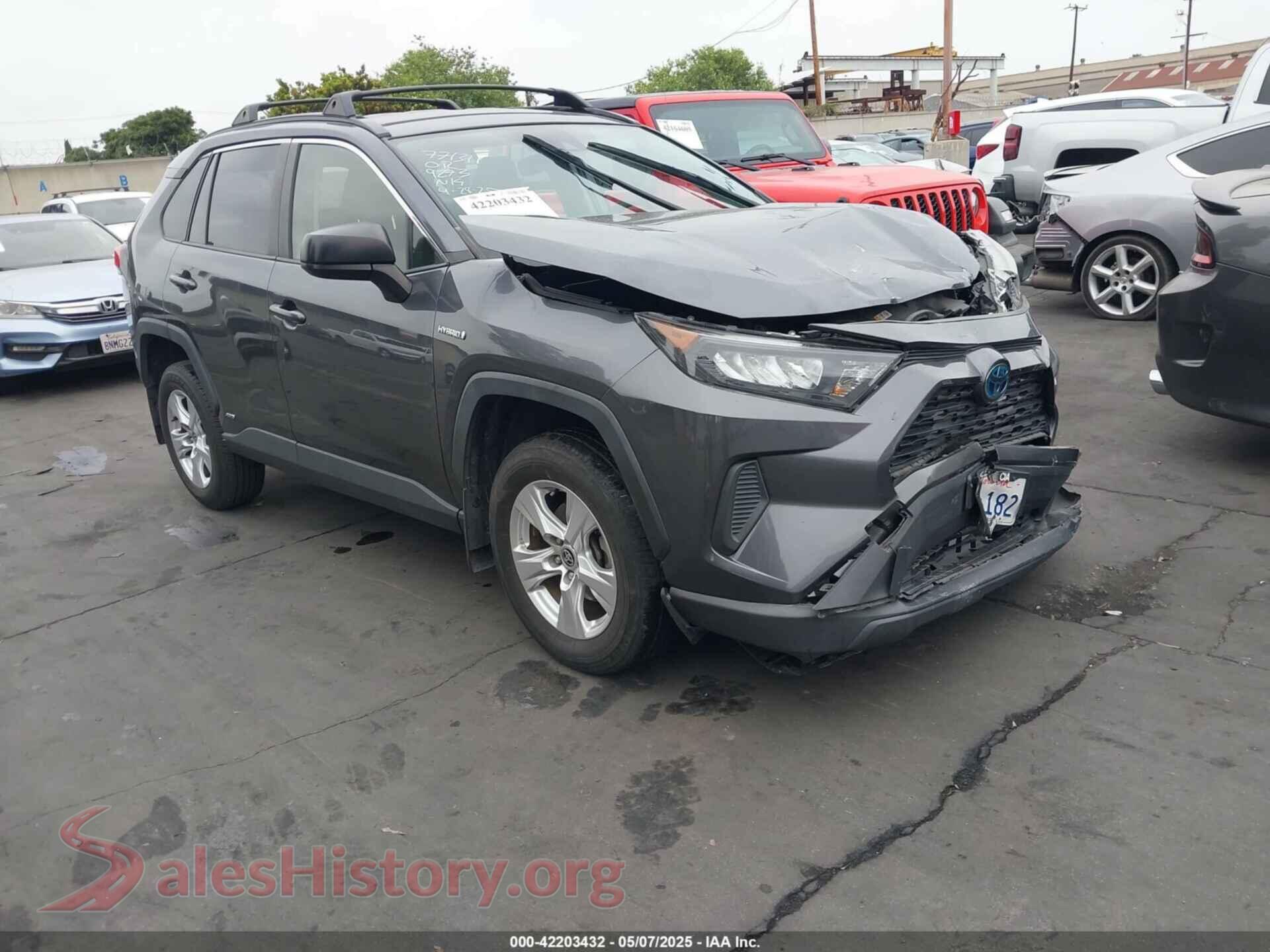 2020 TOYOTA RAV4 HYBRID — VIN JTMLWRFV8LD537361
