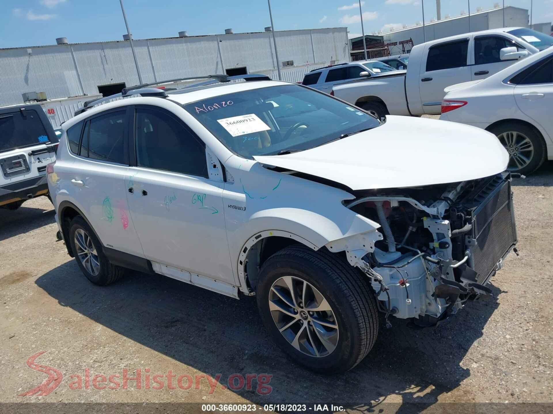 2016 TOYOTA RAV4 HYBRID — VIN JTMRJREV0GD003061
