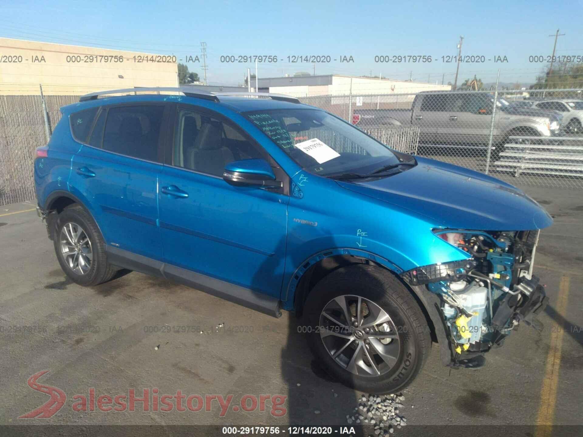 2016 TOYOTA RAV4 HYBRID — VIN JTMRJREV6GD017434