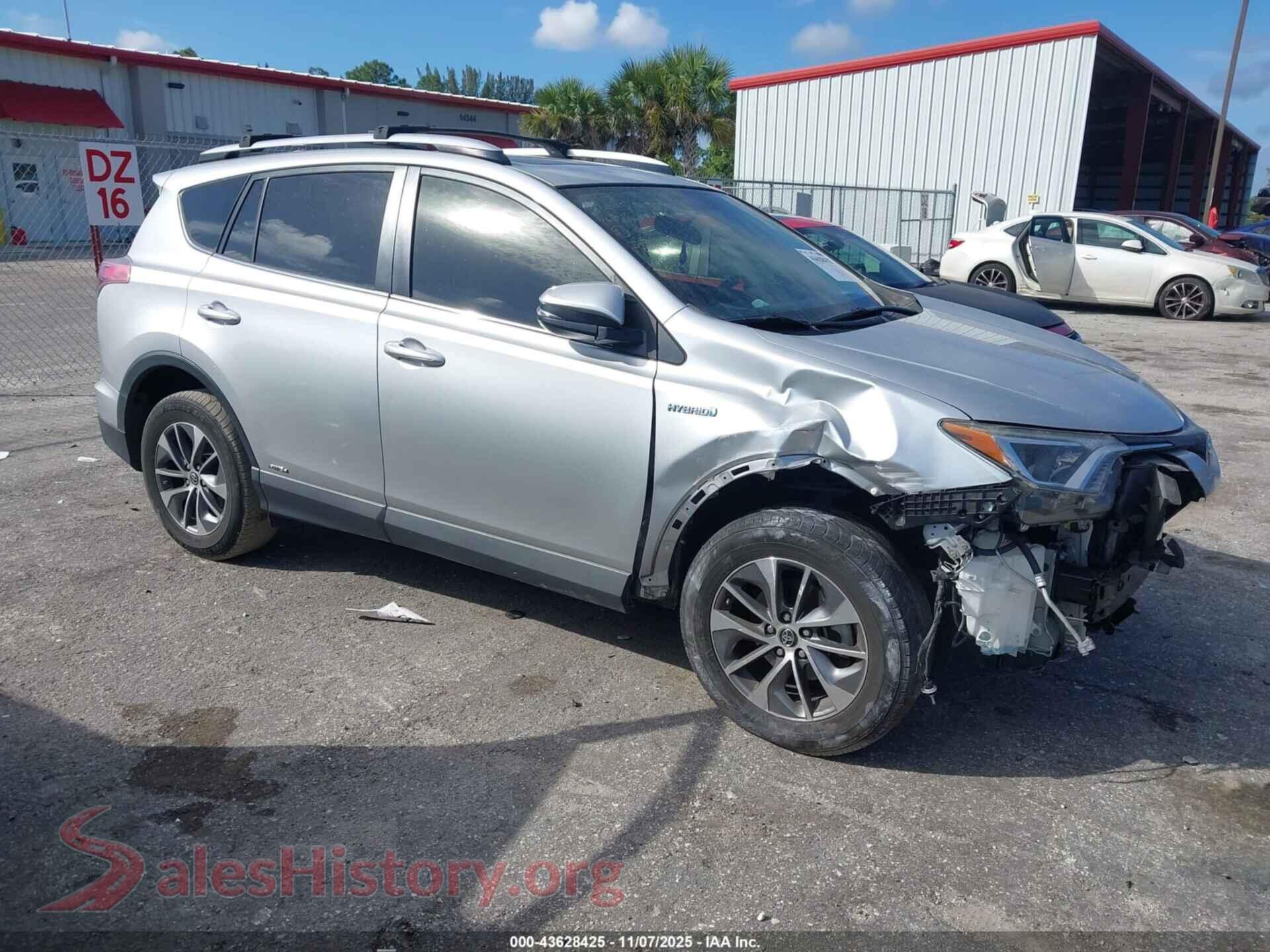 2016 TOYOTA RAV4 HYBRID — VIN JTMRJREV6GD049798