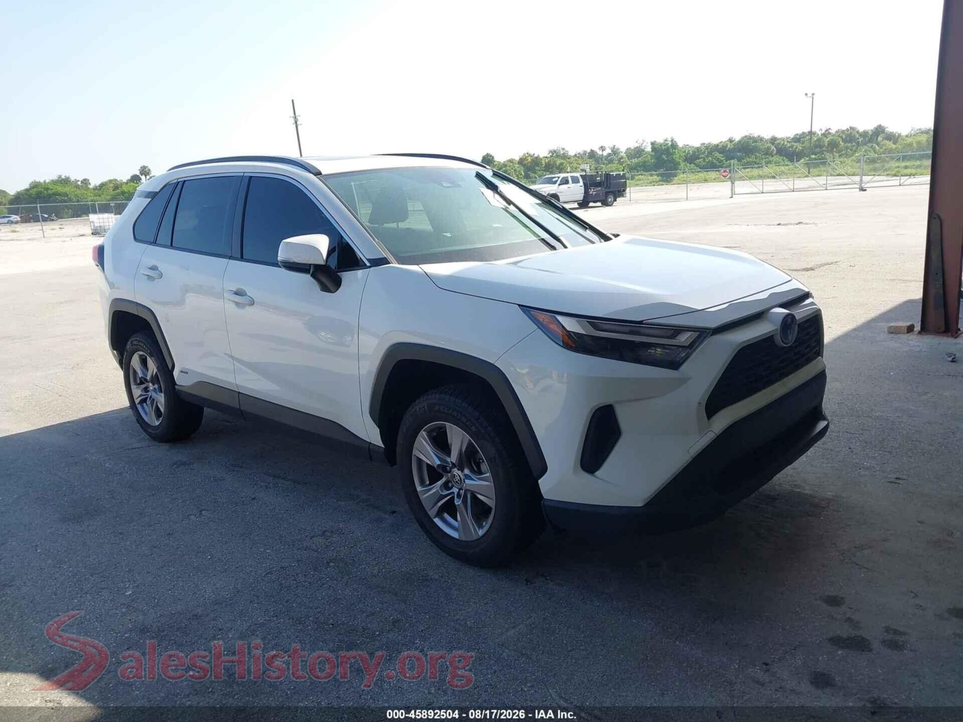 2023 TOYOTA RAV4 HYBRID — VIN JTMRWRFV7PD188550