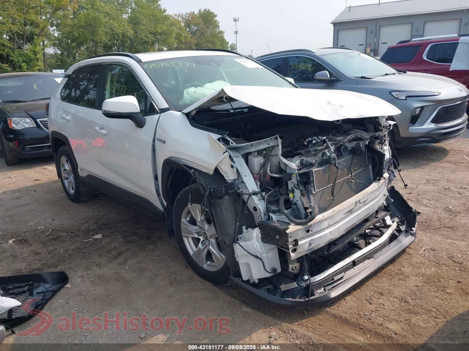 2020 TOYOTA RAV4 HYBRID — VIN JTMRWRFV8LD060263