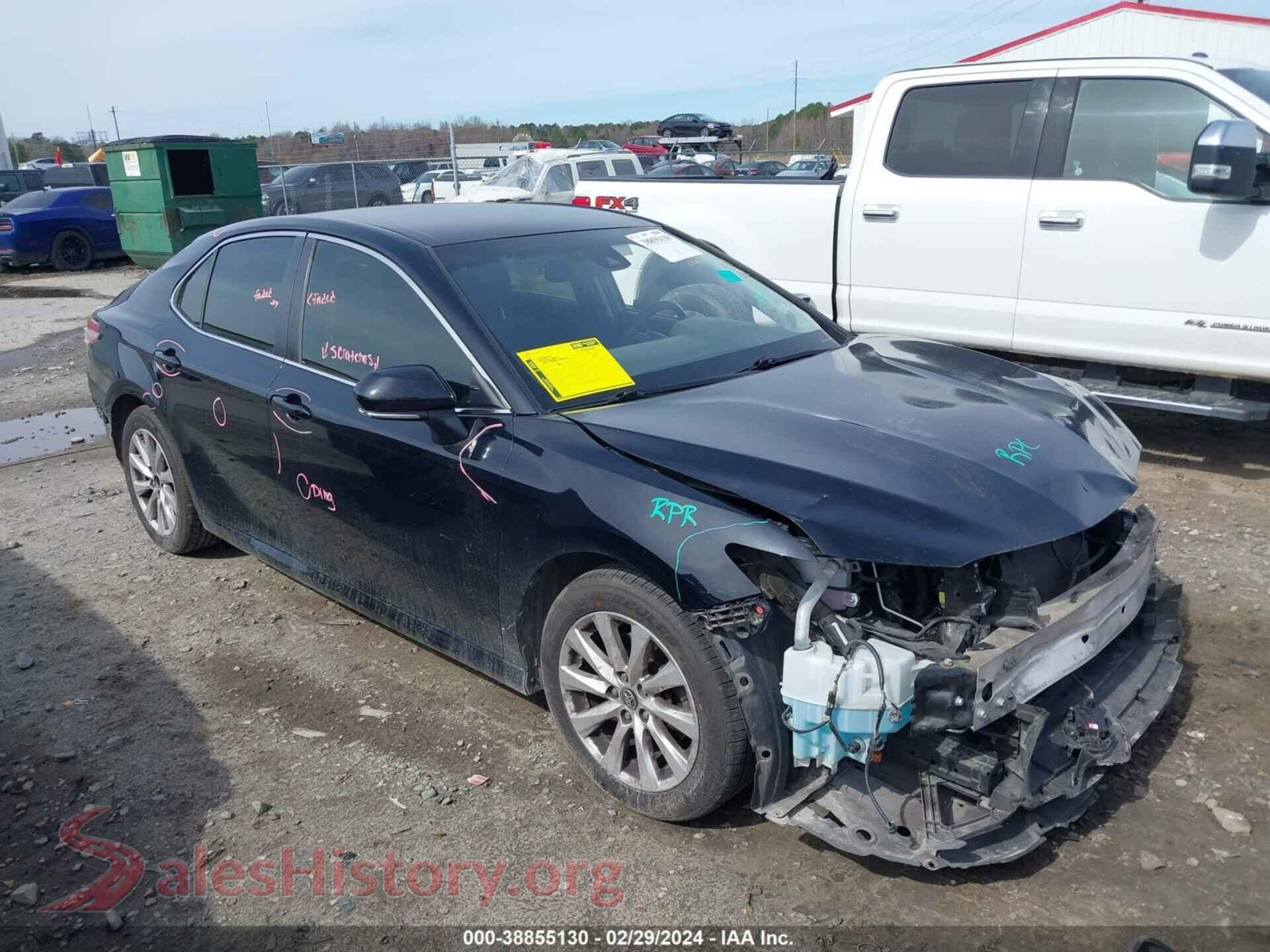 2018 TOYOTA CAMRY — VIN JTNB11HK2J3014317