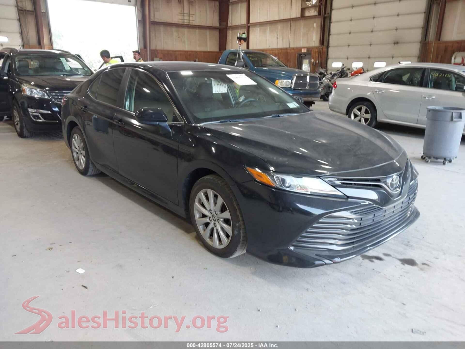2018 TOYOTA CAMRY — VIN JTNB11HK9J3027792