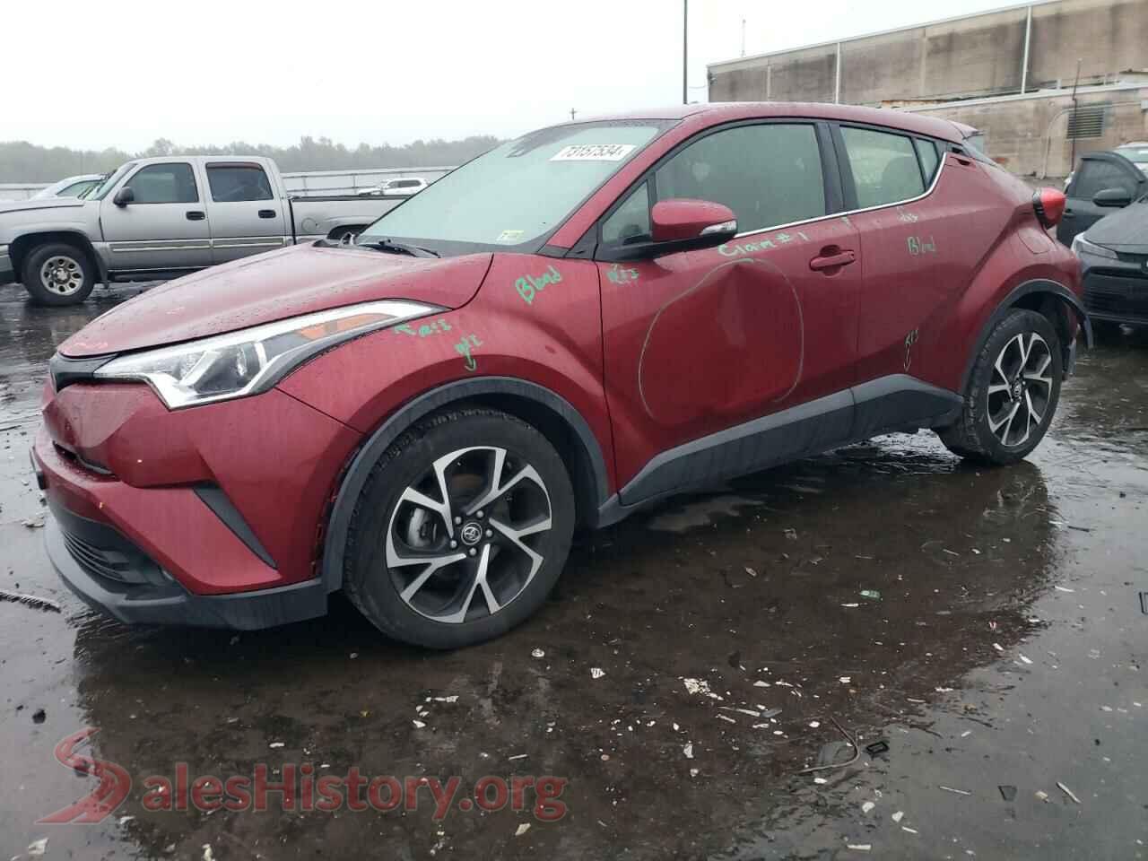 2019 TOYOTA C-HR — VIN JTNKHMBX1K1015943