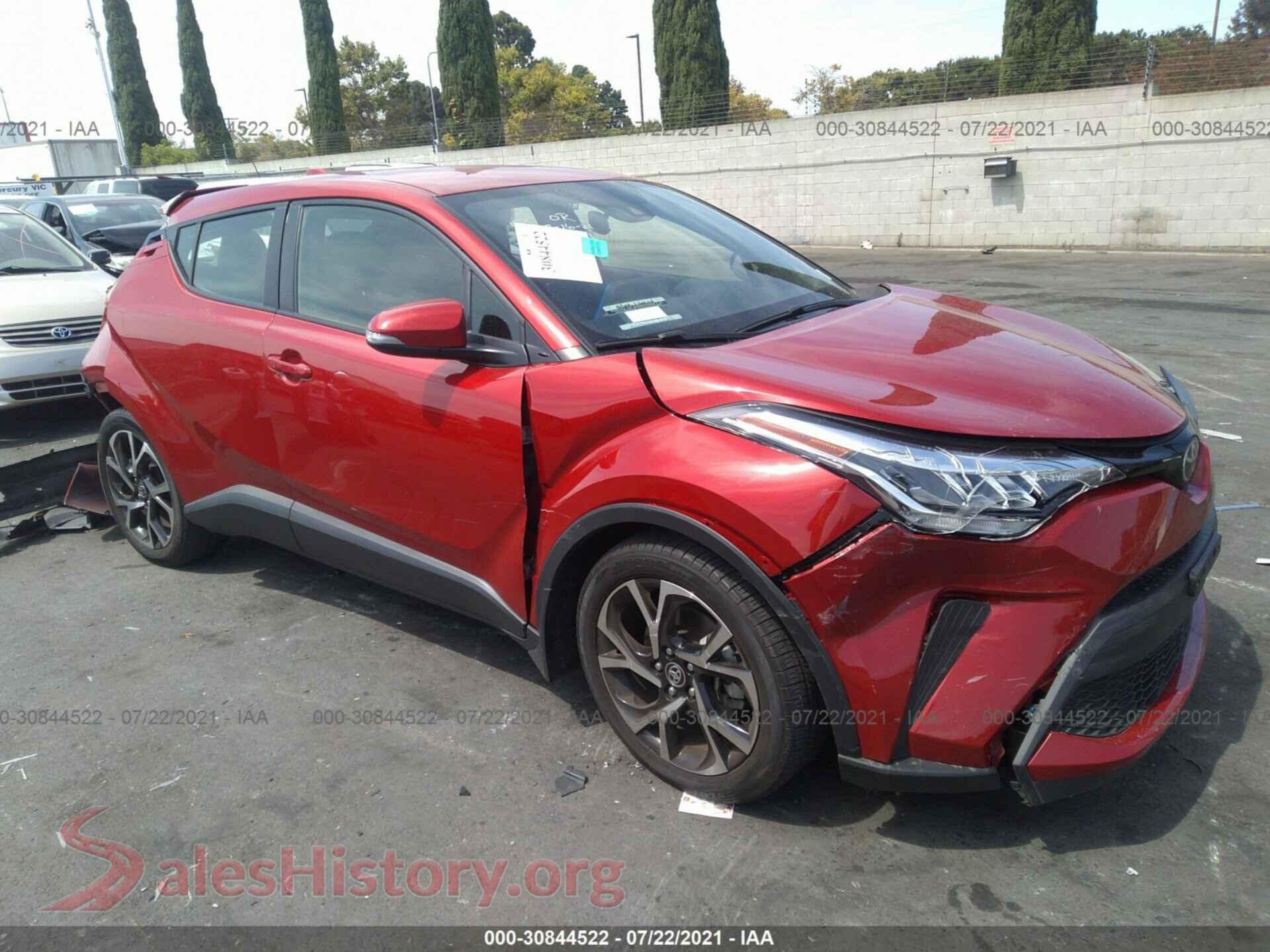 2020 TOYOTA C-HR — VIN JTNKHMBX1L1066795