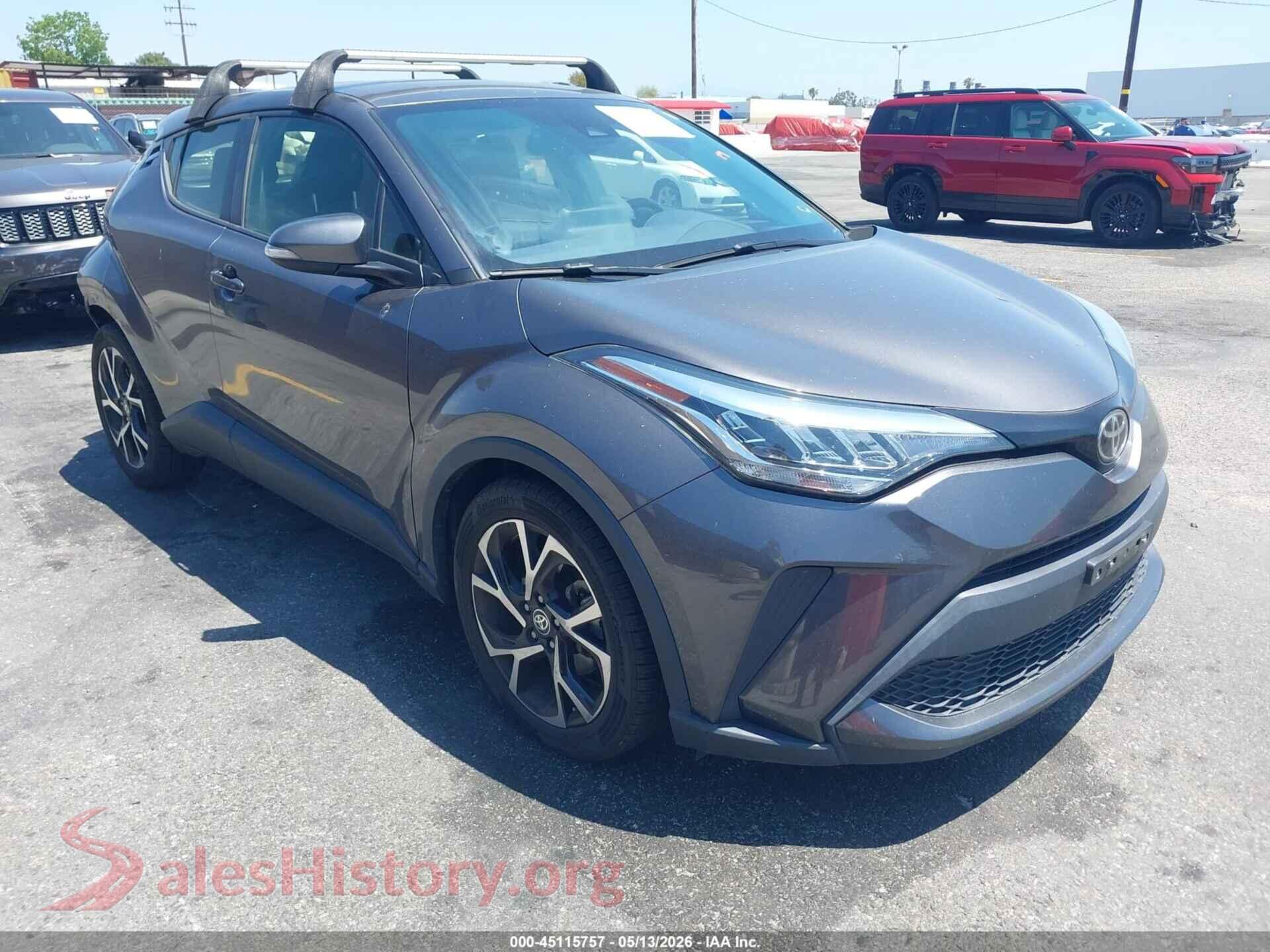2021 TOYOTA C-HR — VIN JTNKHMBX4M1105574
