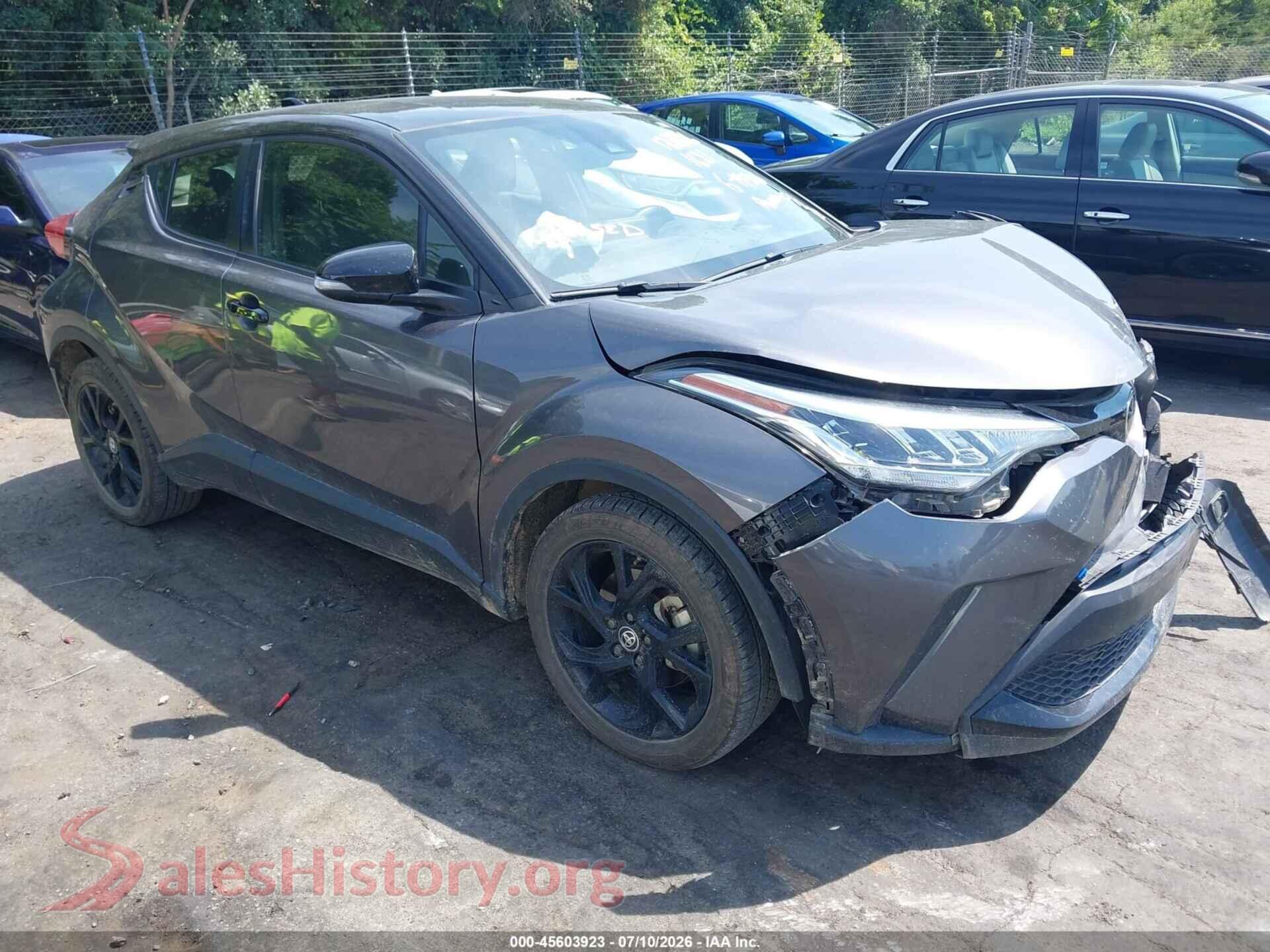 2022 TOYOTA C-HR — VIN JTNKHMBX5N1131621