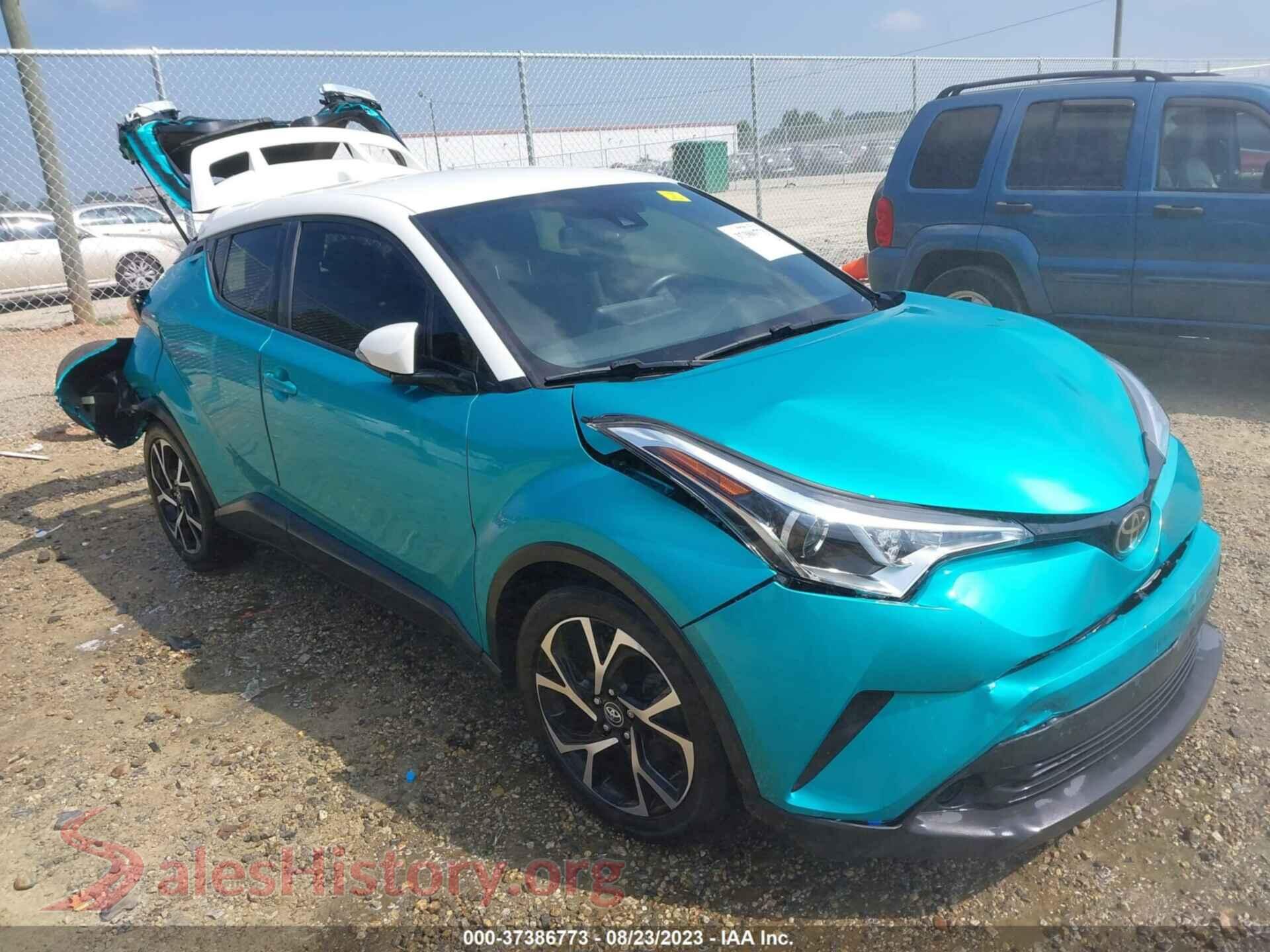 2018 TOYOTA C-HR — VIN JTNKHMBX7J1001172