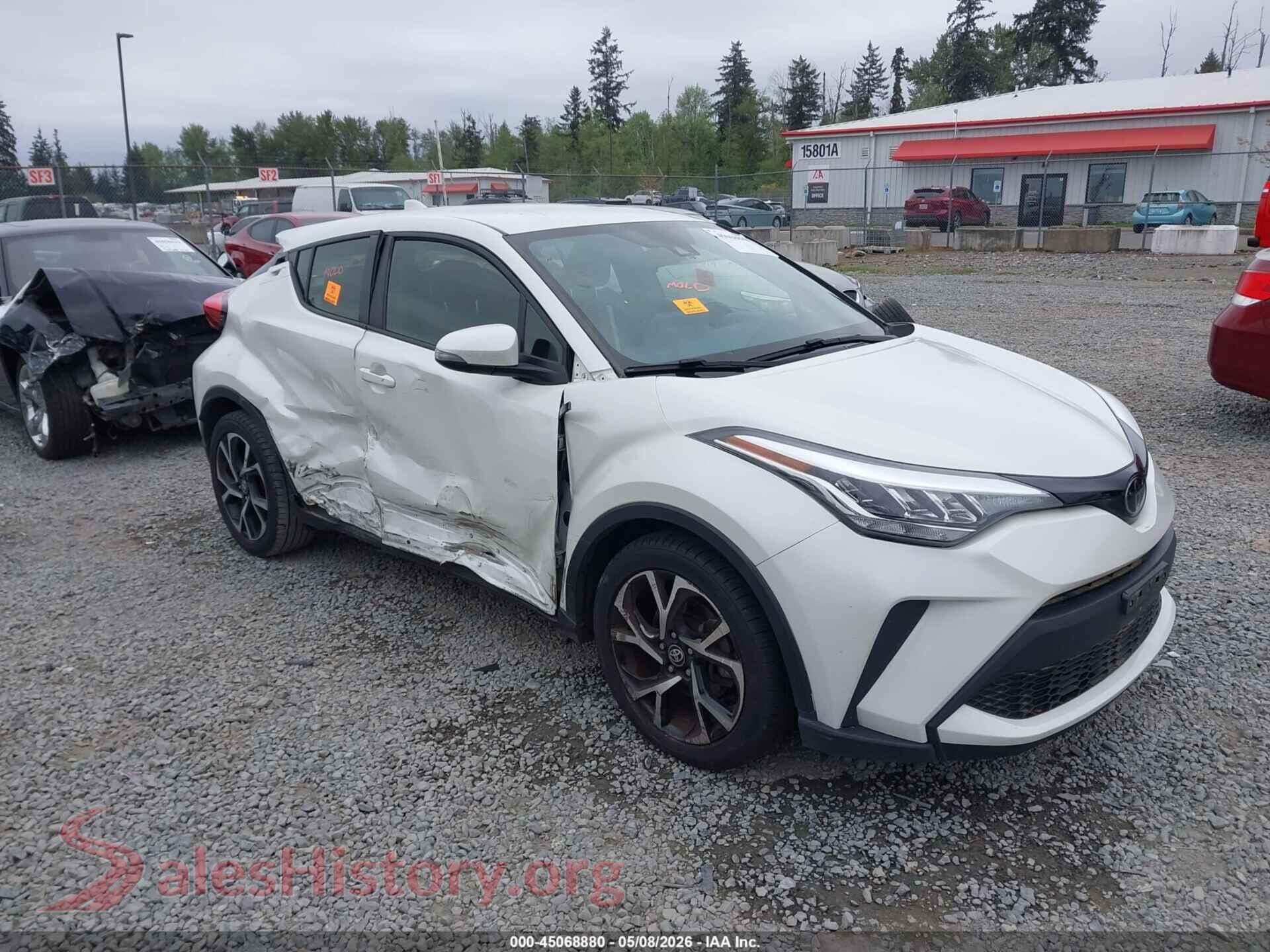 2020 TOYOTA C-HR — VIN JTNKHMBX9L1075437