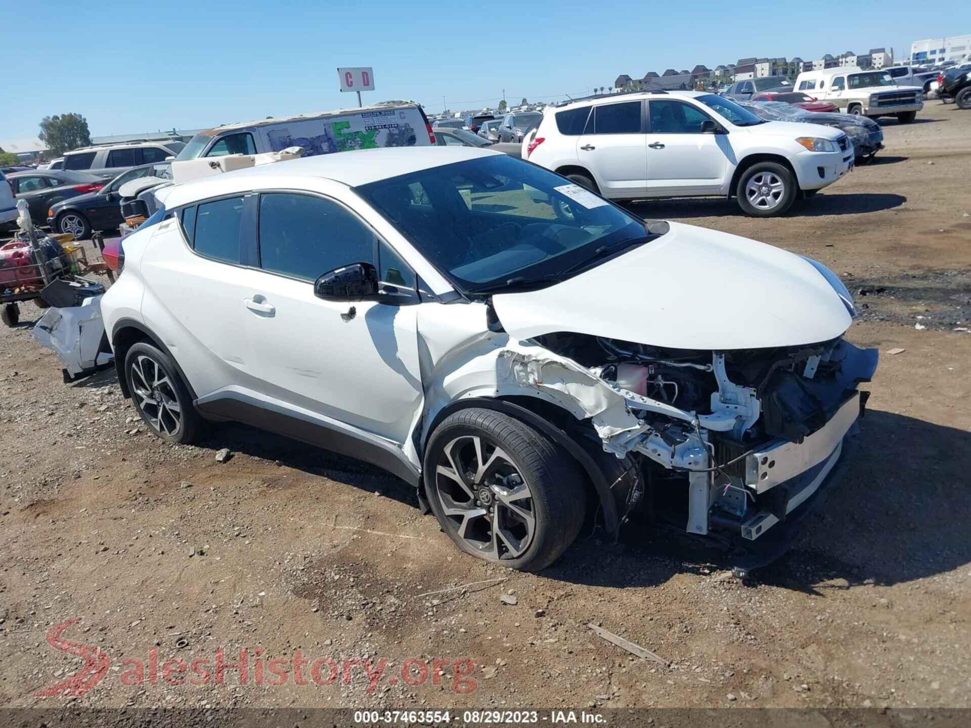 2021 TOYOTA C-HR — VIN JTNKHMBX9M1103500