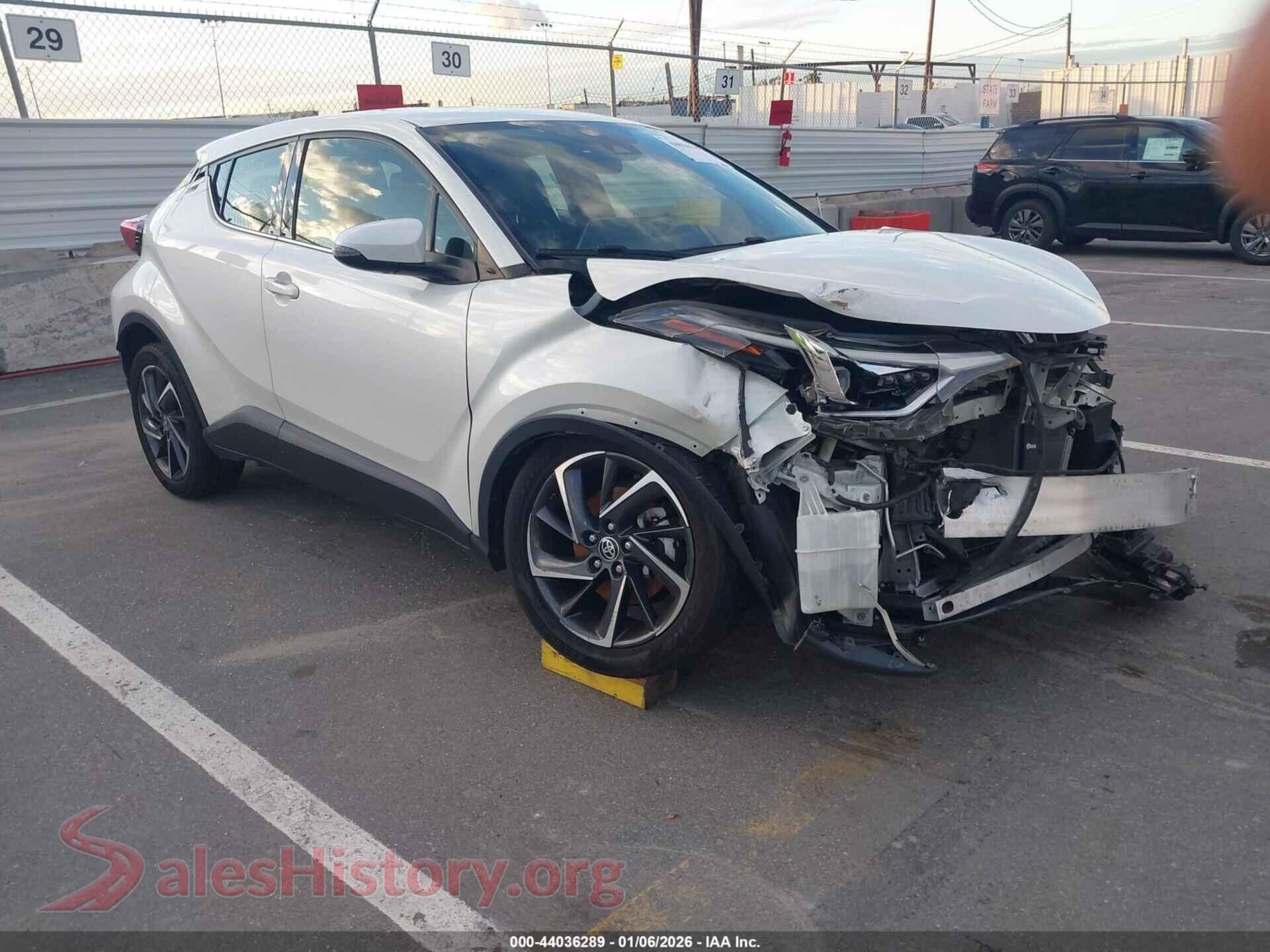 2021 TOYOTA C-HR — VIN JTNKHMBX9M1110897
