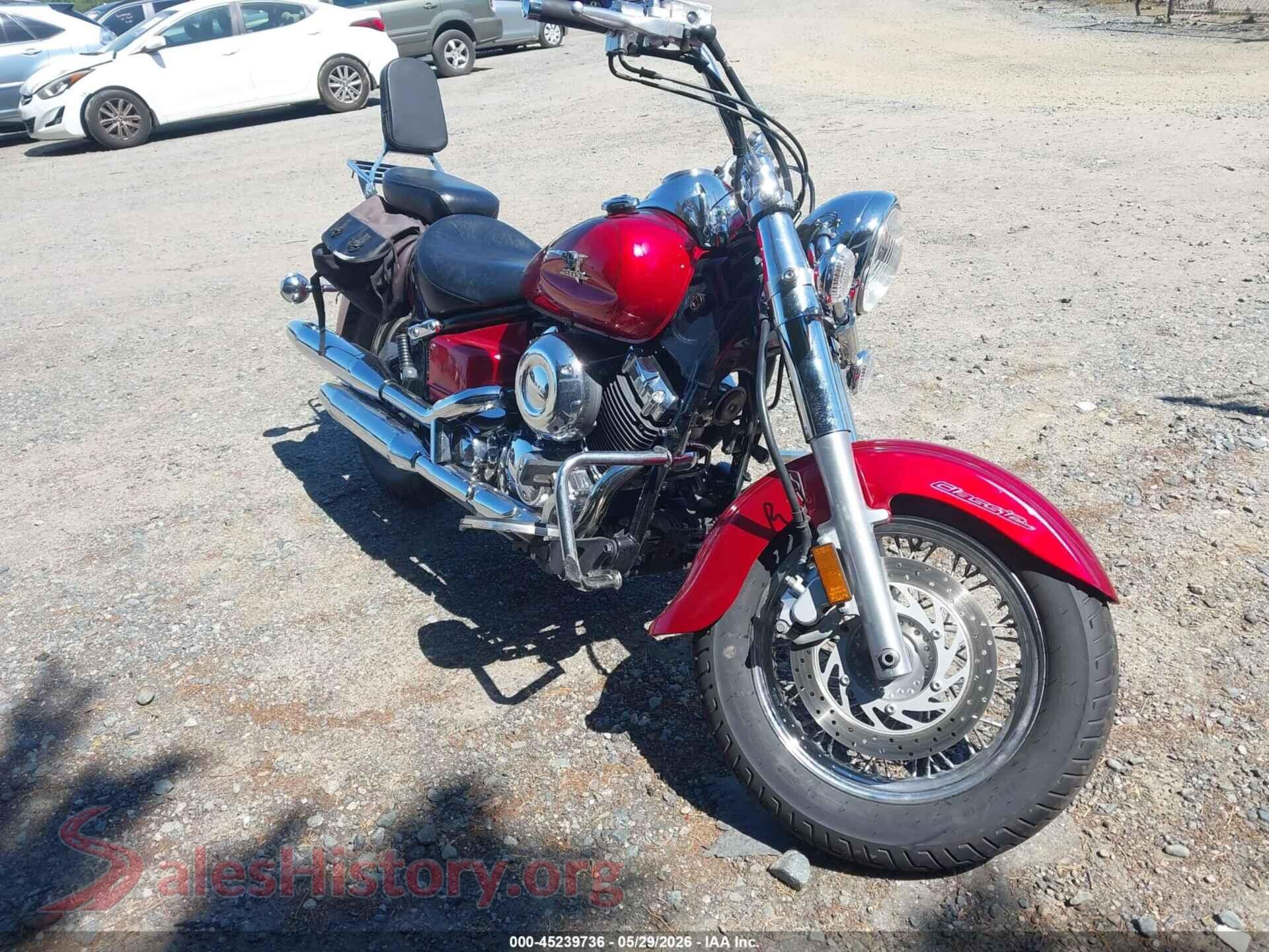 2007 YAMAHA XVS650 — VIN JYAVM01E87A106717