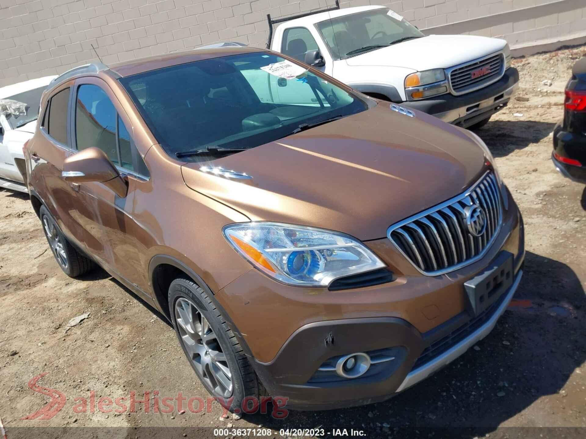 2016 BUICK ENCORE — VIN KL4CJ1SM0GB600798