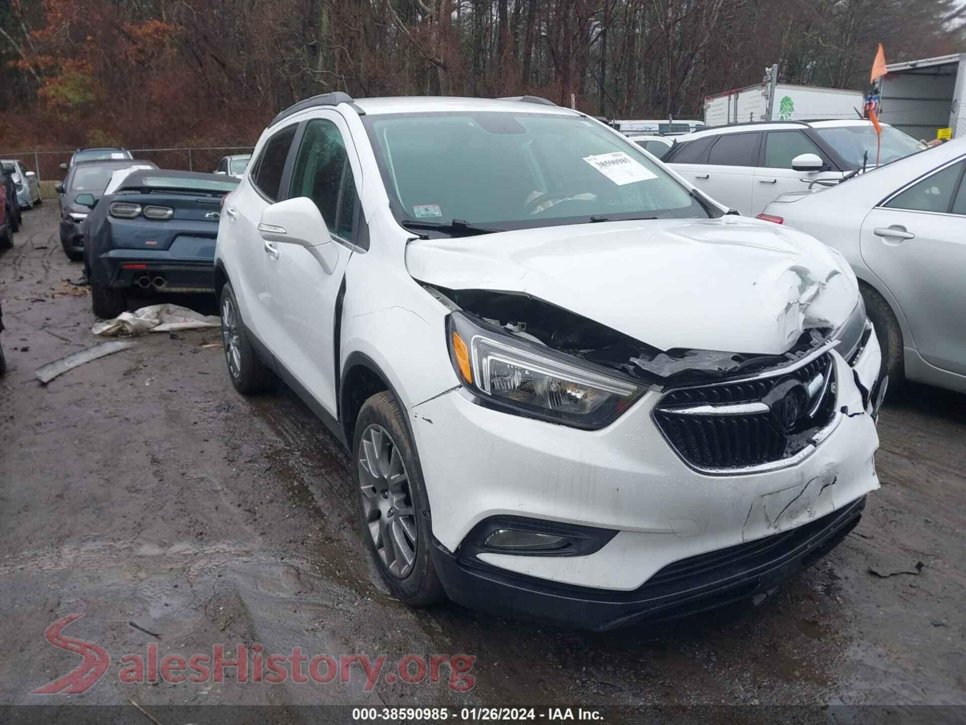 2019 BUICK ENCORE — VIN KL4CJ2SB3KB766035
