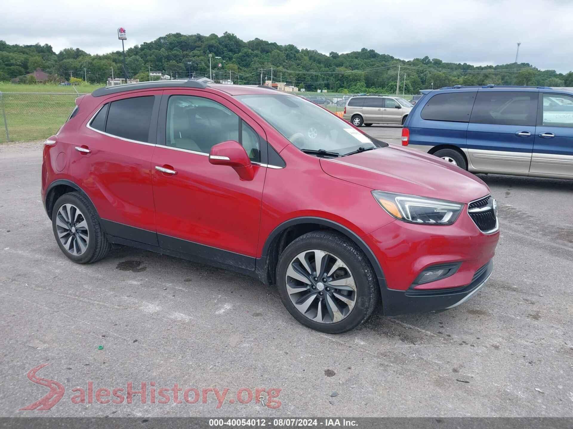 2019 BUICK ENCORE — VIN KL4CJCSM9KB954937