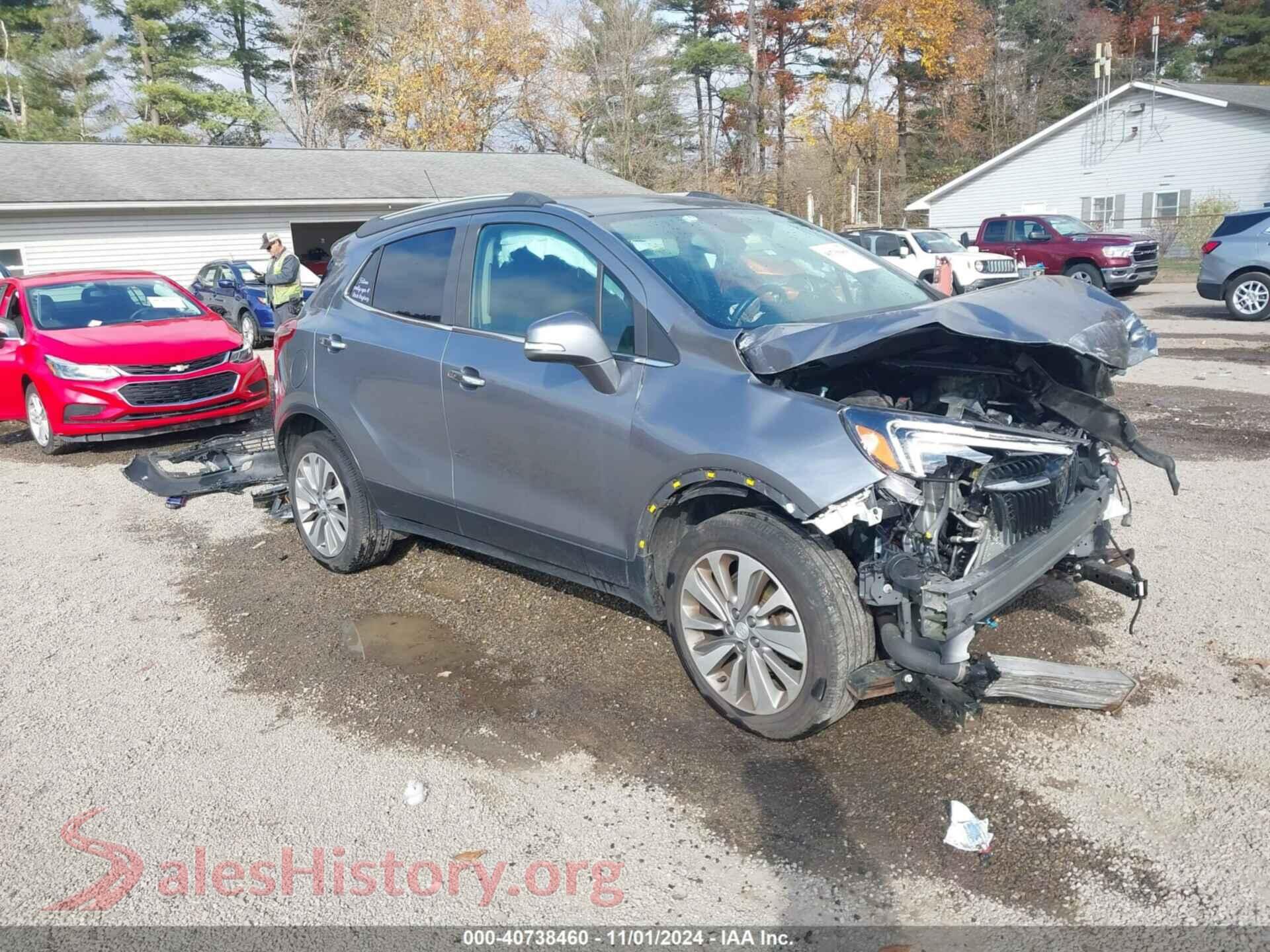 2019 BUICK ENCORE — VIN KL4CJESB2KB740334