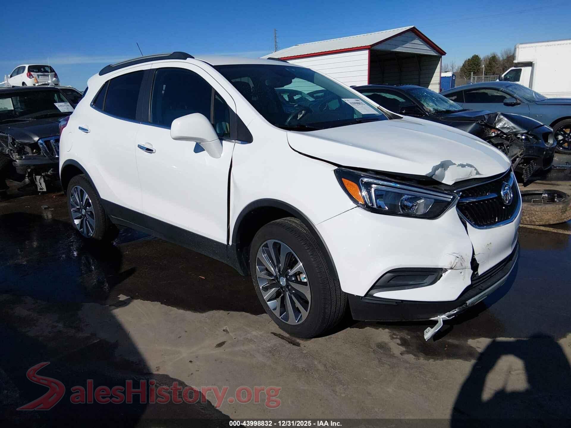 2022 BUICK ENCORE — VIN KL4CJESM2NB546585