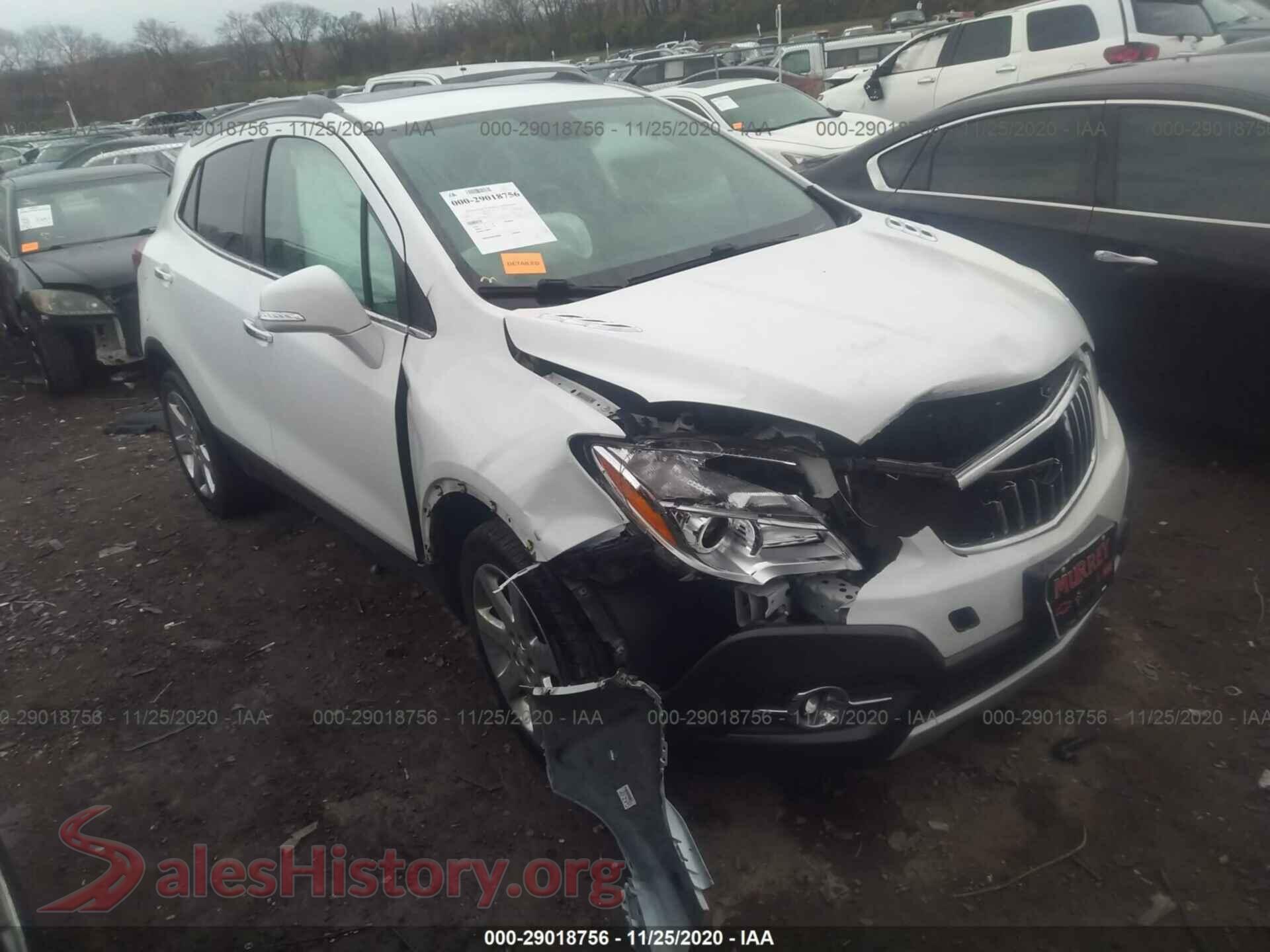 2016 BUICK ENCORE — VIN KL4CJGSB0GB650196