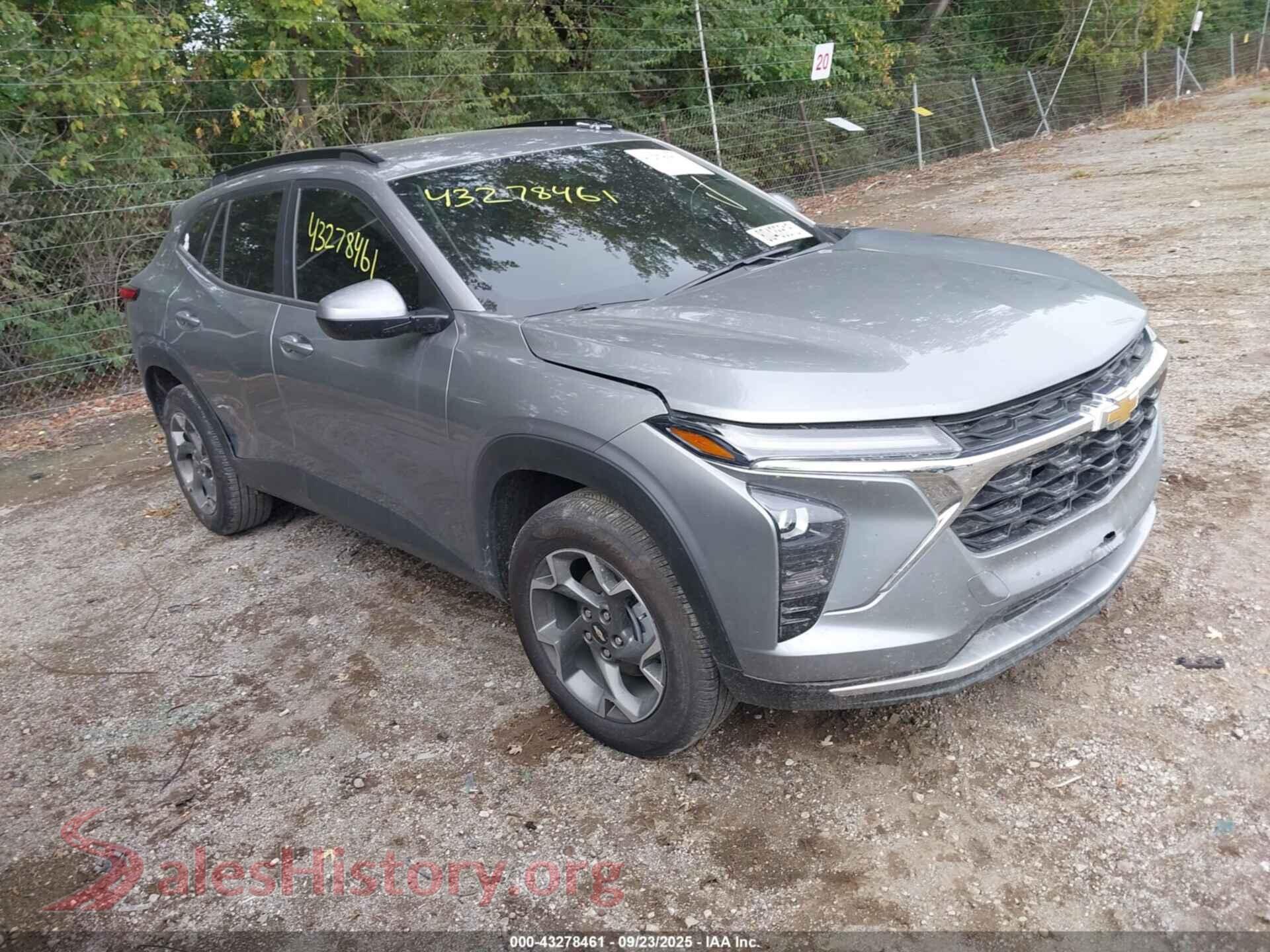 2025 CHEVROLET TRAX — VIN KL77LHEP4SC065734