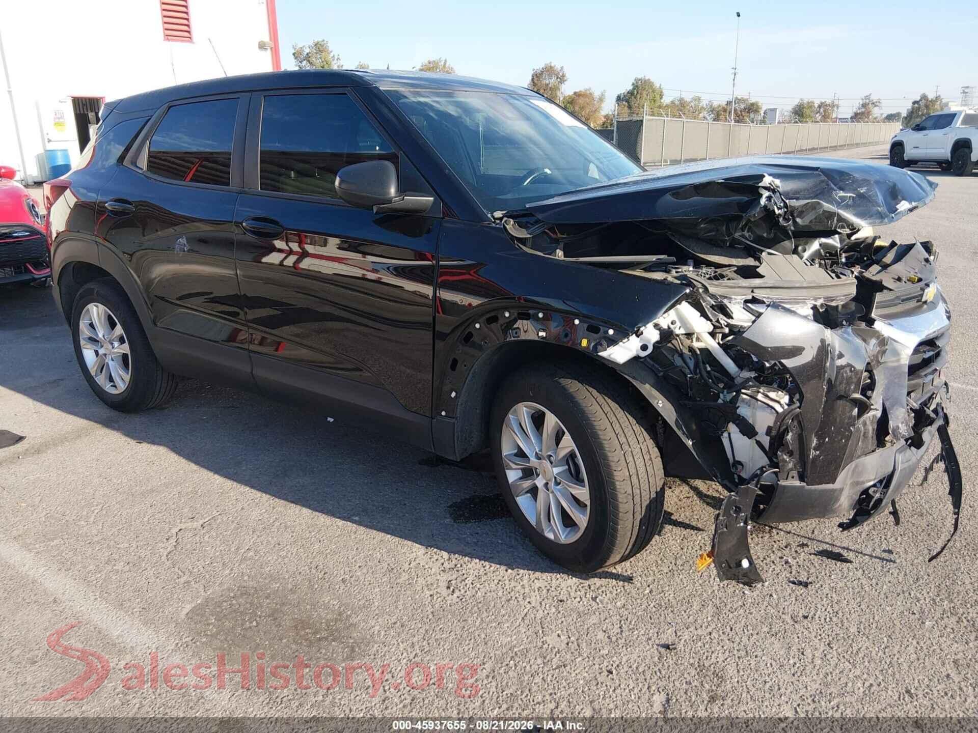 2021 CHEVROLET TRAILBLAZER — VIN KL79MMS20MB163241