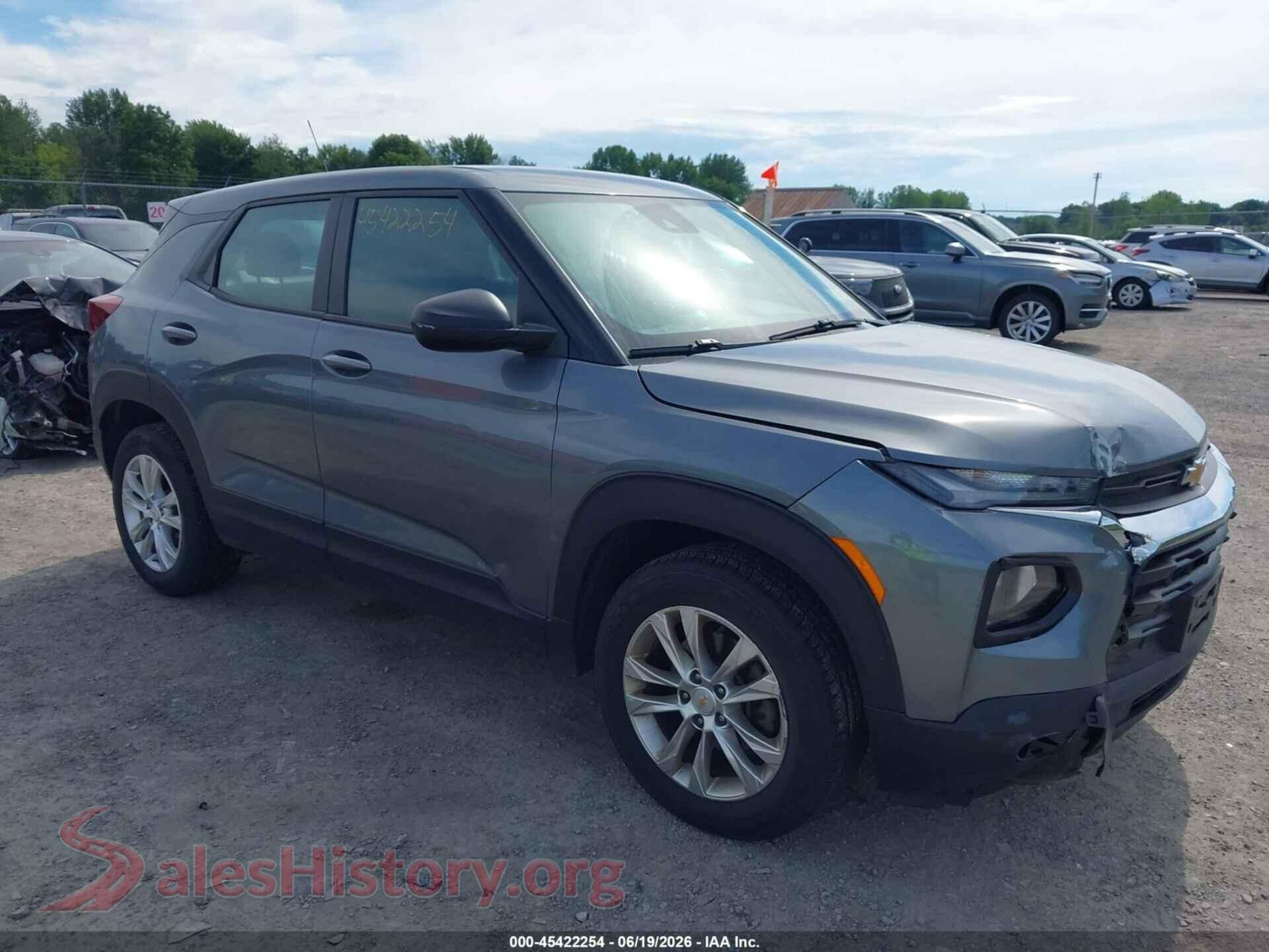 2021 CHEVROLET TRAILBLAZER — VIN KL79MNSL9MB176584