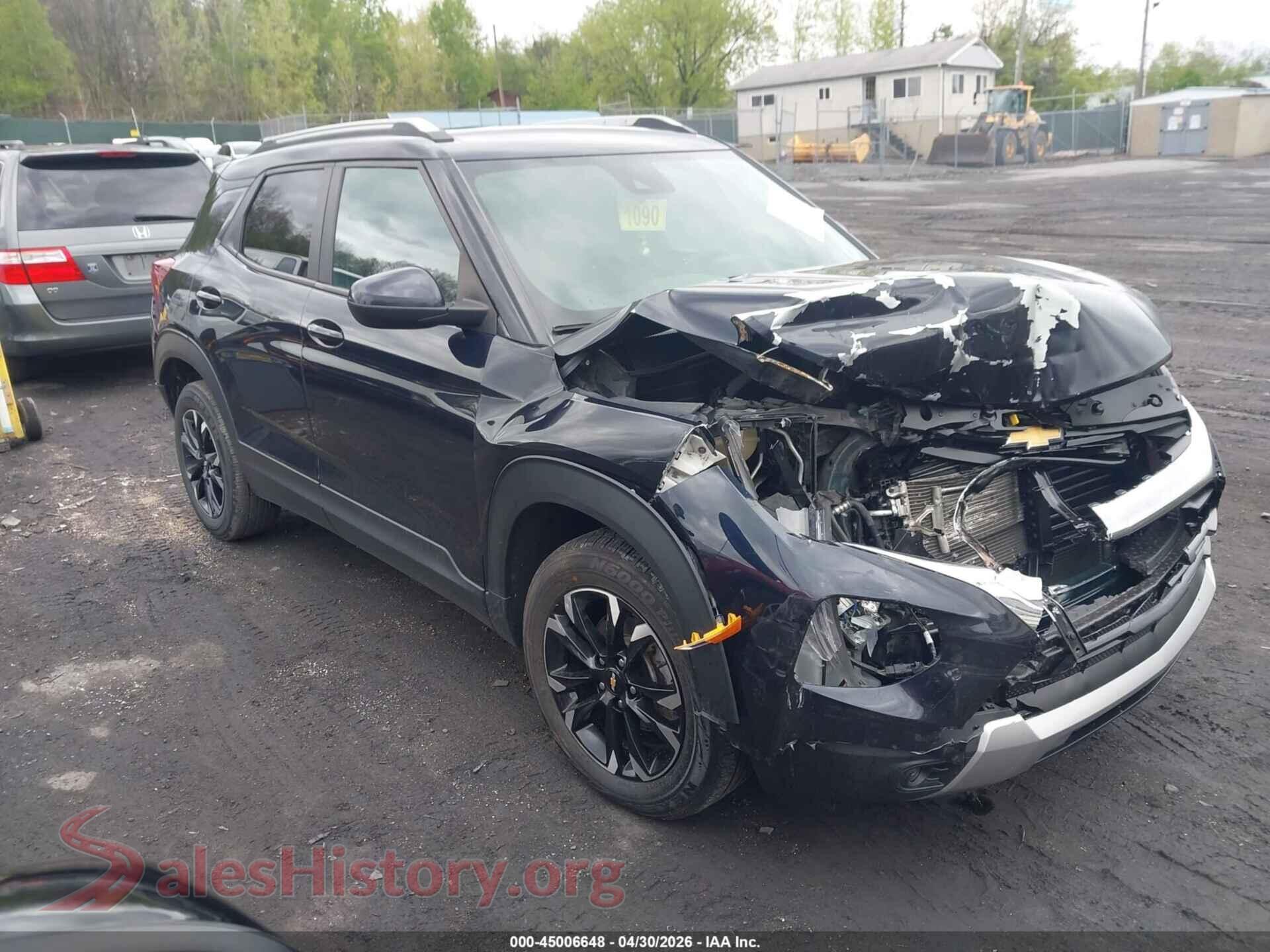 2021 CHEVROLET TRAILBLAZER — VIN KL79MPS26MB129077