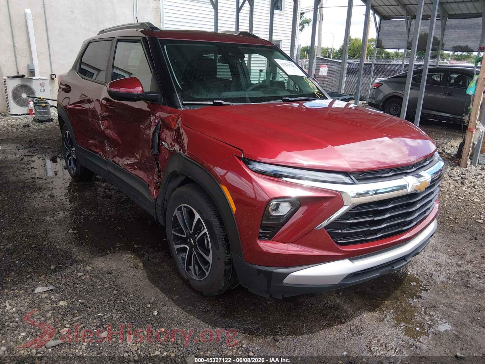 2025 CHEVROLET TRAILBLAZER — VIN KL79MPSL2SB182381