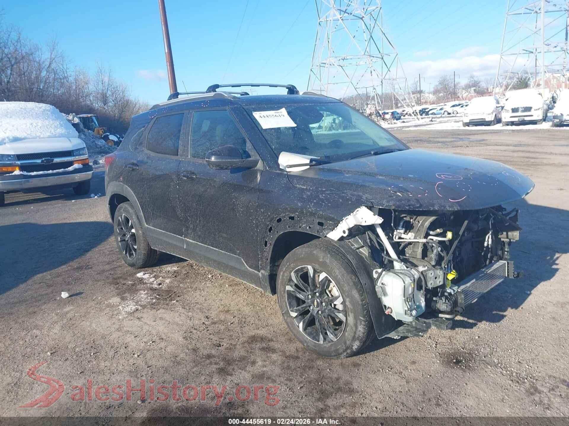 2022 CHEVROLET TRAILBLAZER — VIN KL79MPSL5NB111325