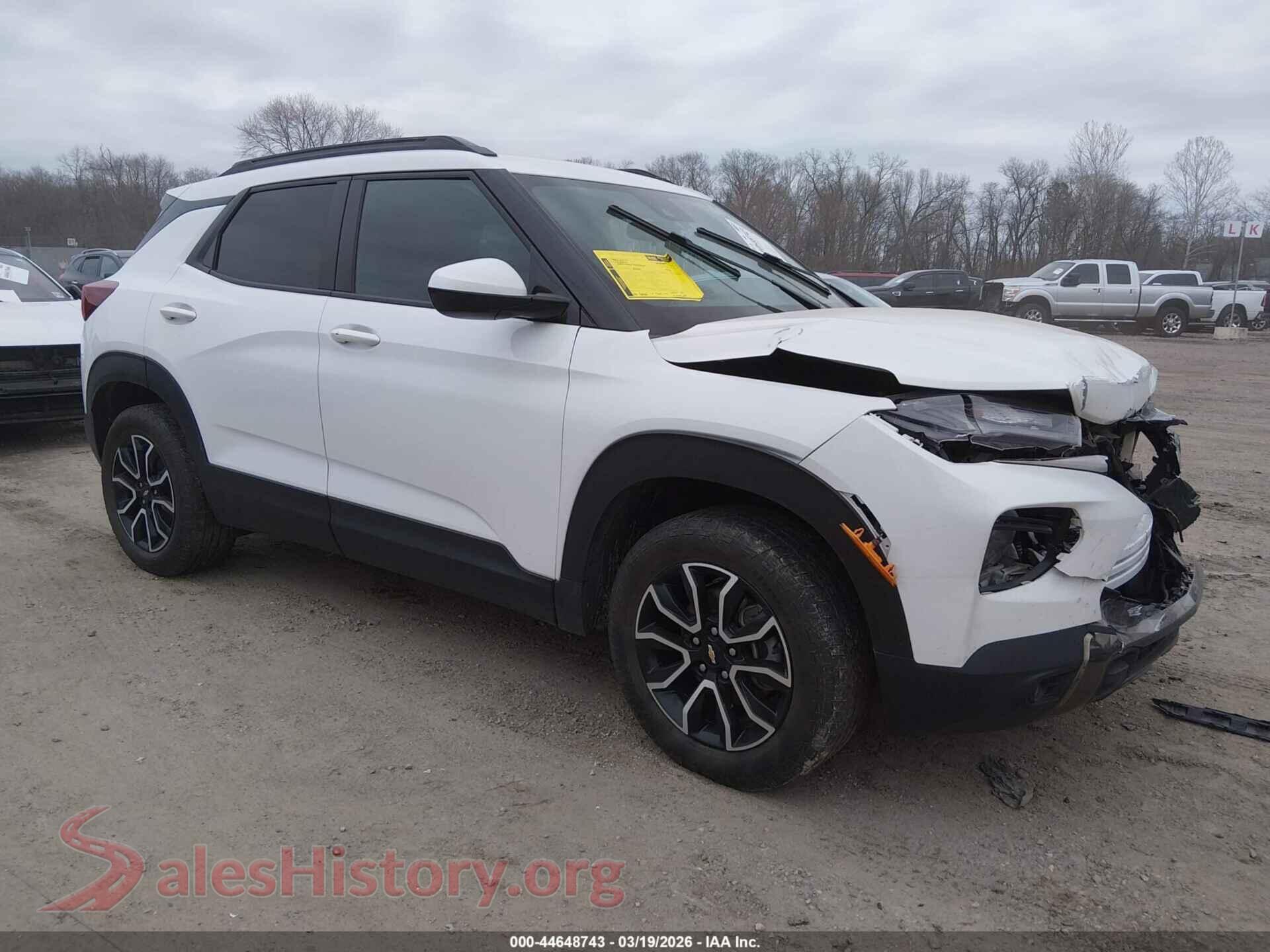 2023 CHEVROLET TRAILBLAZER — VIN KL79MSSL0PB144397