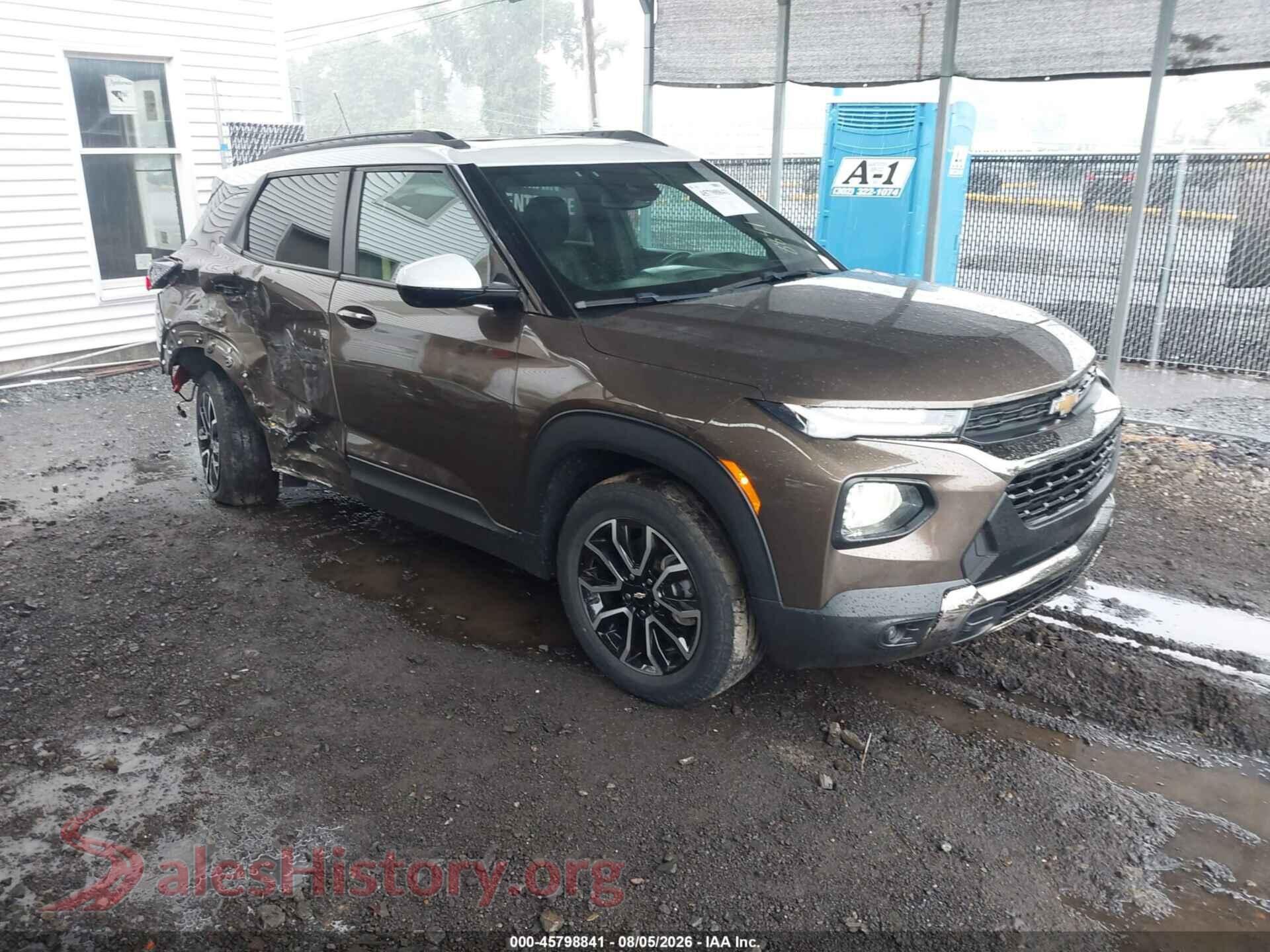 2021 CHEVROLET TRAILBLAZER — VIN KL79MSSL3MB140596
